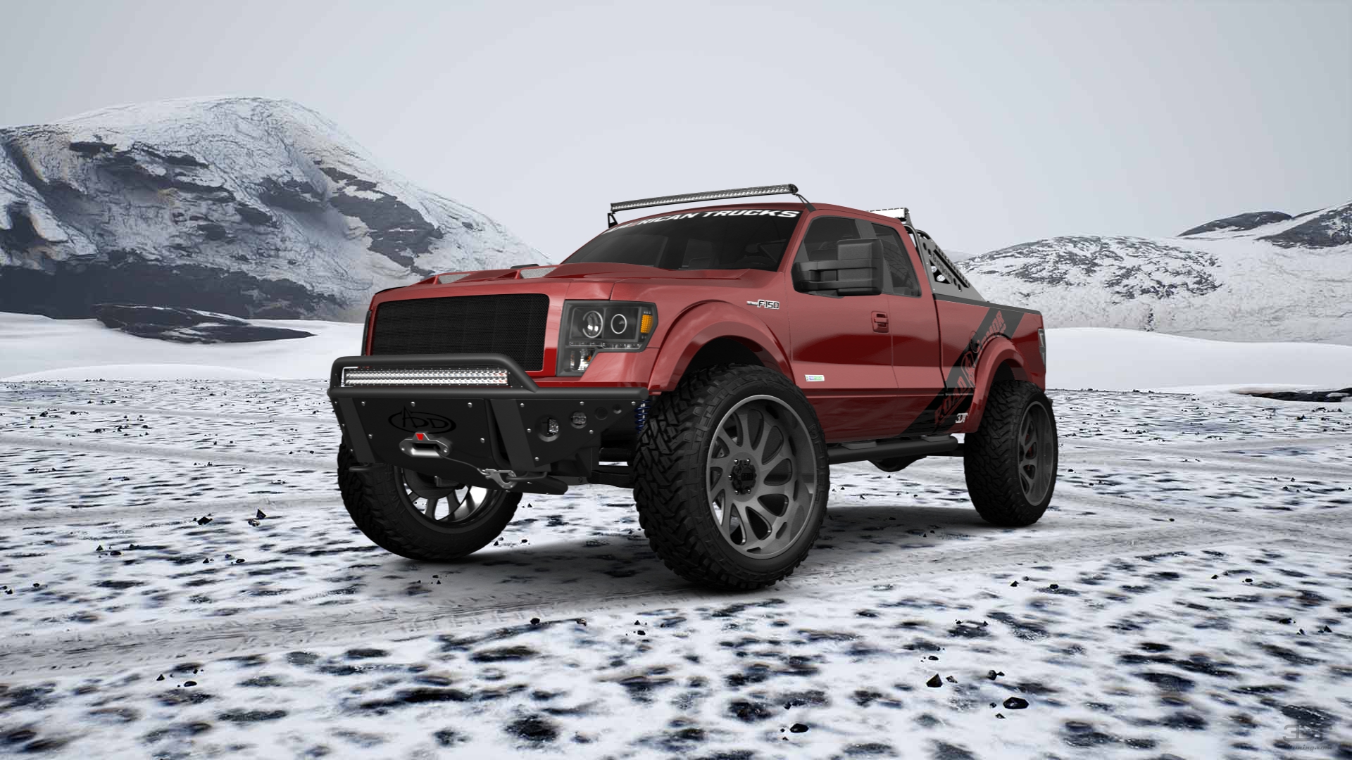 Ford F-150 SuperCab 4 Door pickup truck 2009 tuning