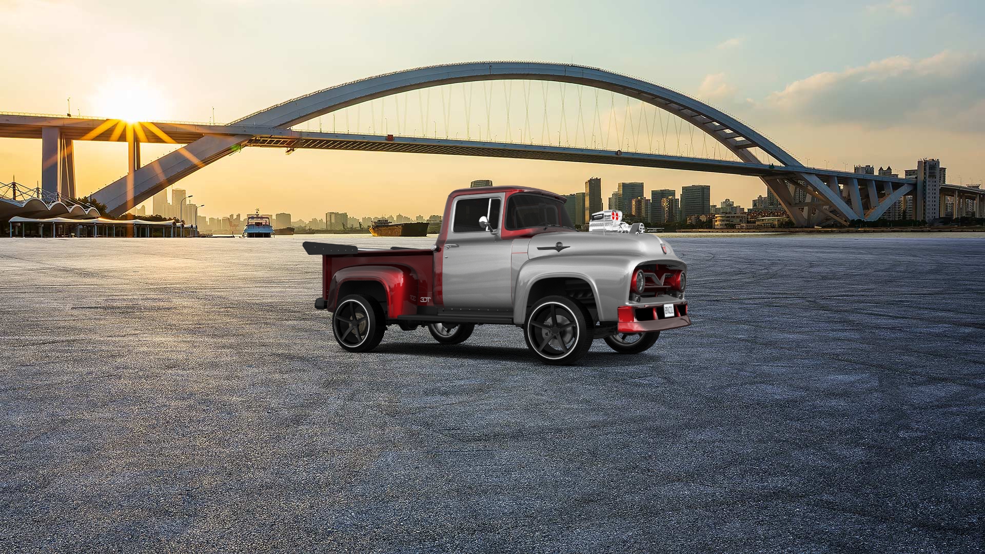 Ford F-100 2 Door truck 1956 tuning