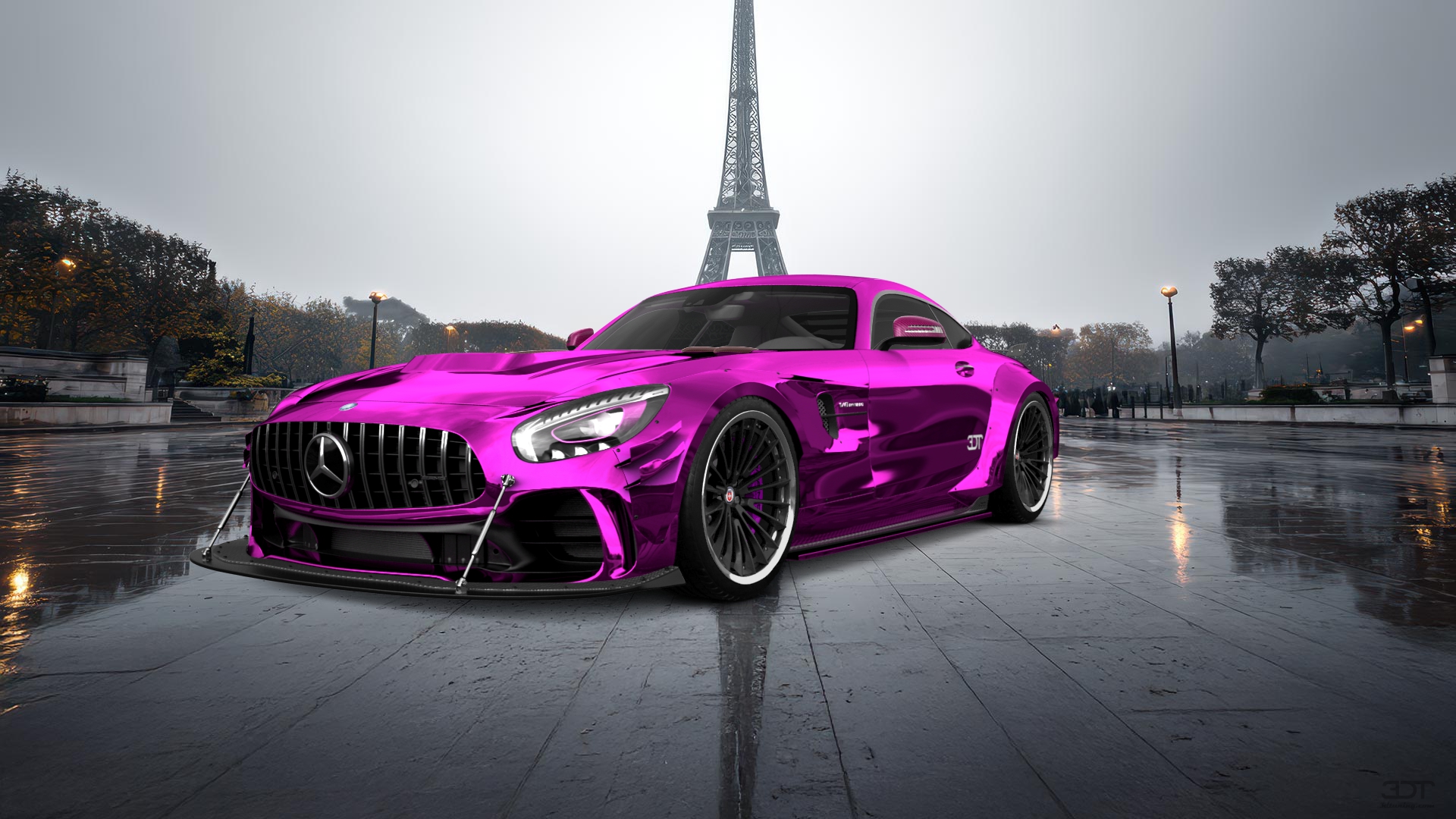 Mercedes AMG GT 2 door fastback coupe 2015 tuning