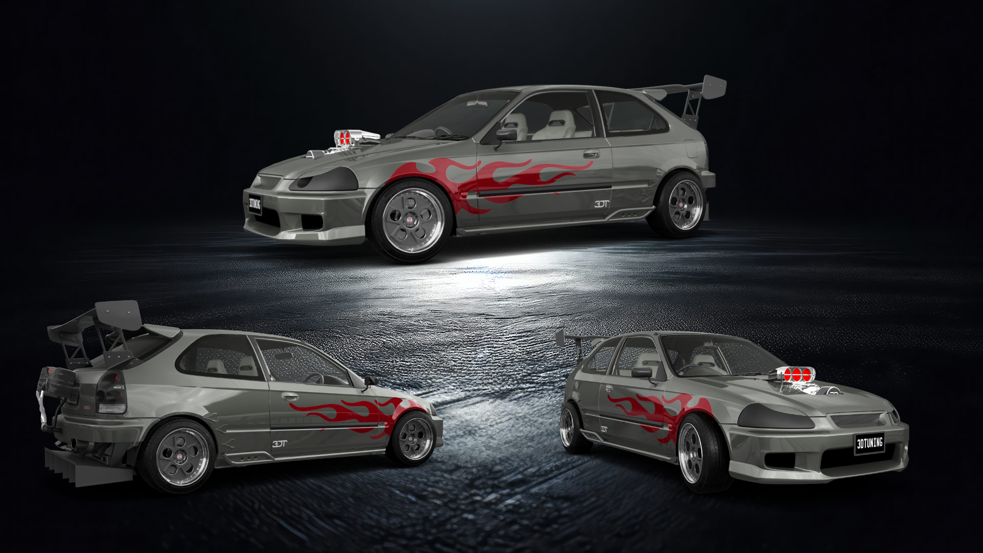 Honda Civic 3 Door Hatchback 1997 tuning