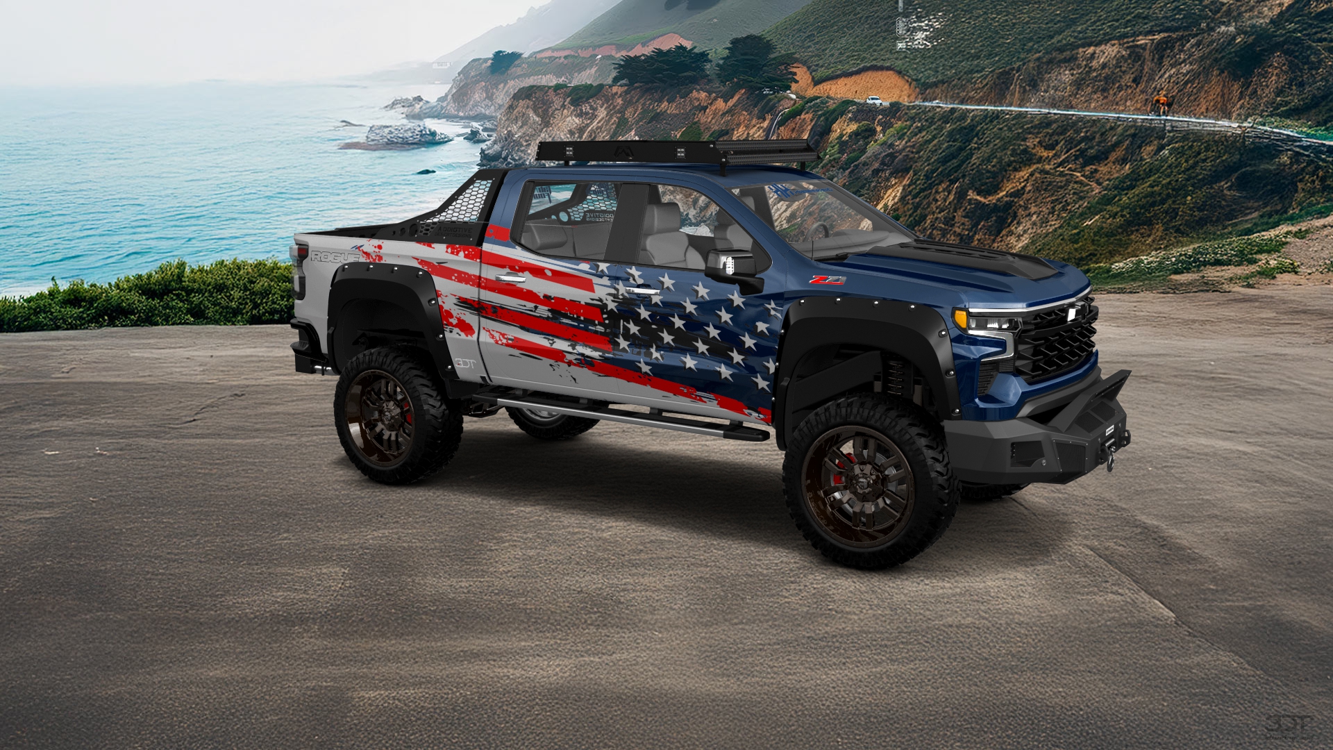 Chevrolet Silverado 1500 Crew Cab 5.8 ft box 4 Door pickup truck 2023 tuning