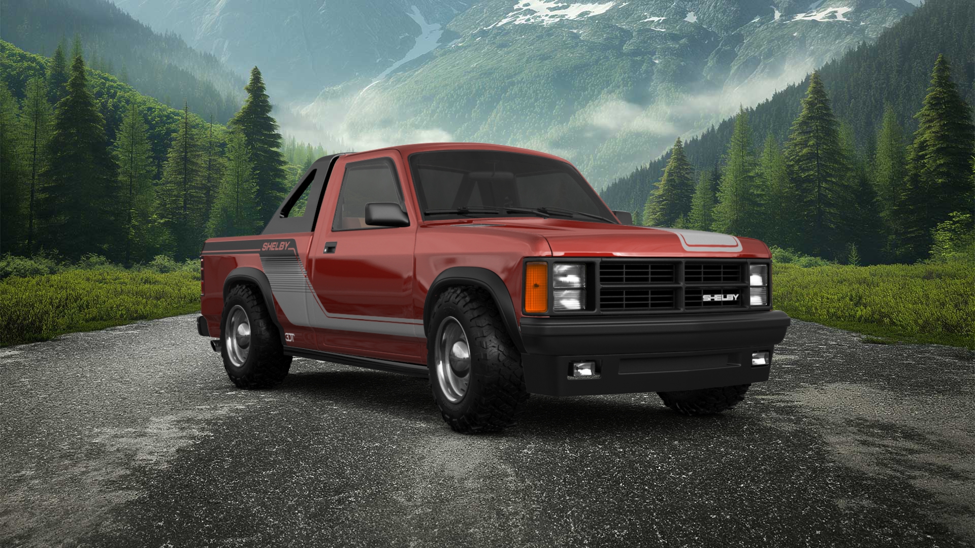 Dodge Dakota Regular Cab 2 Door pickup truck 1987