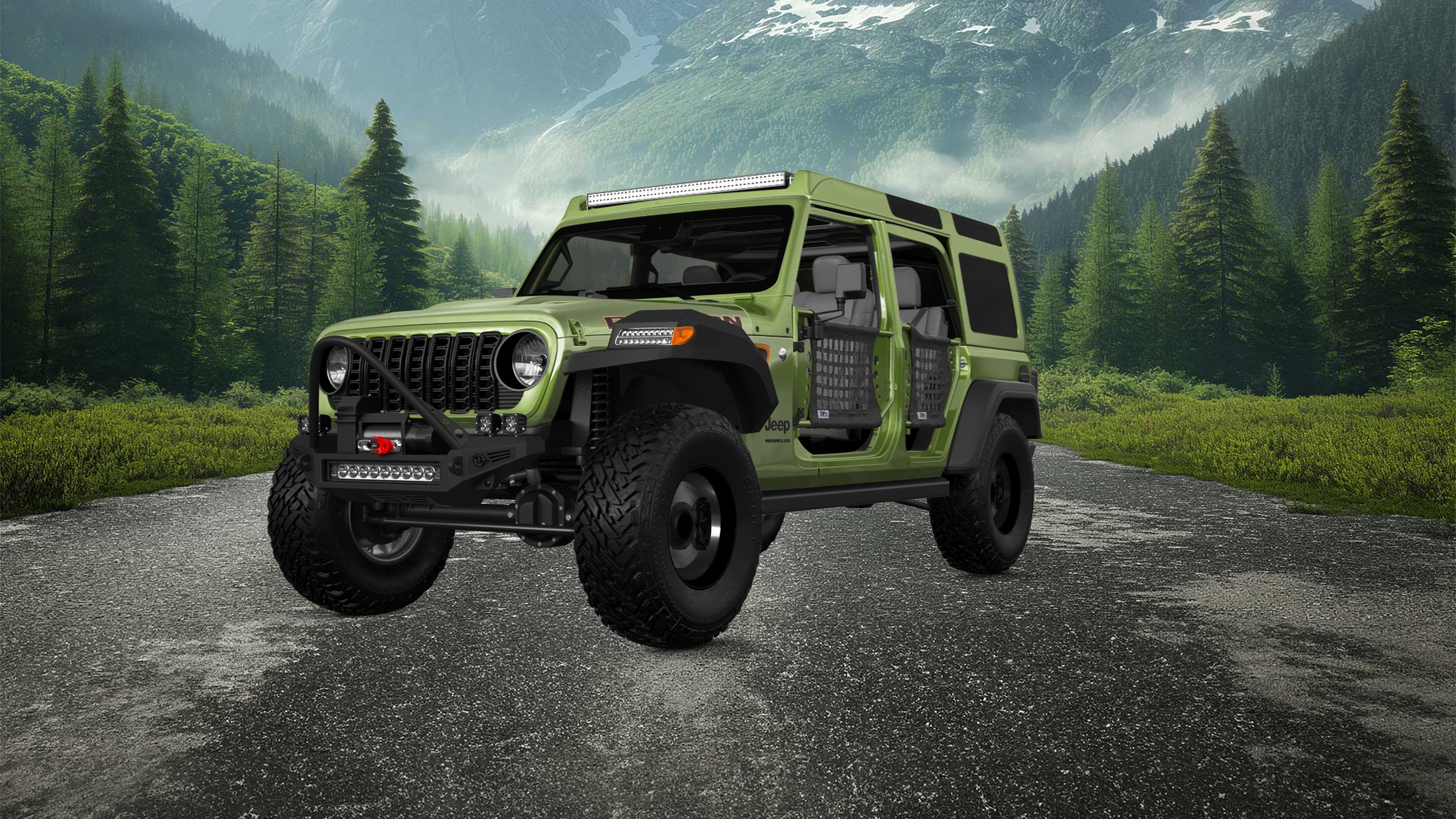 Jeep Wrangler JL 4 Door SUV 2024 tuning