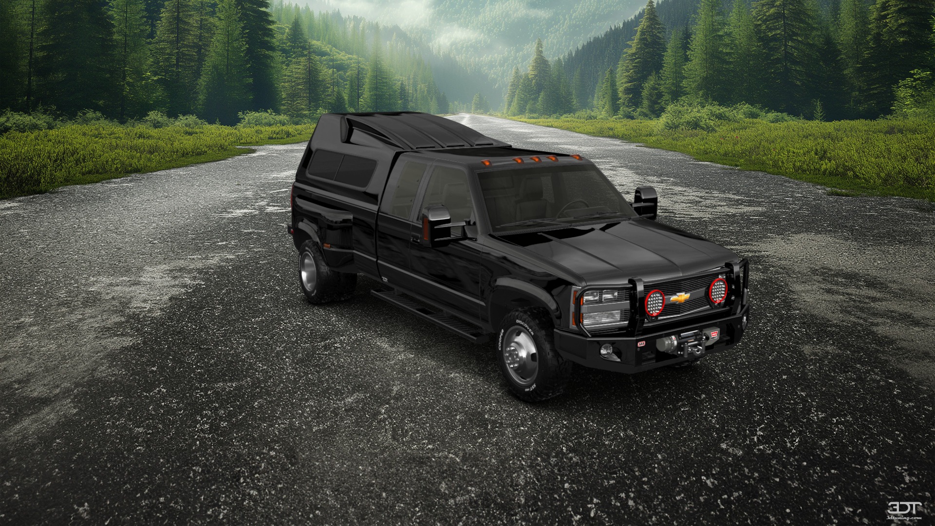 Chevrolet K3500 Extended Cab Pickup Truck 1988
