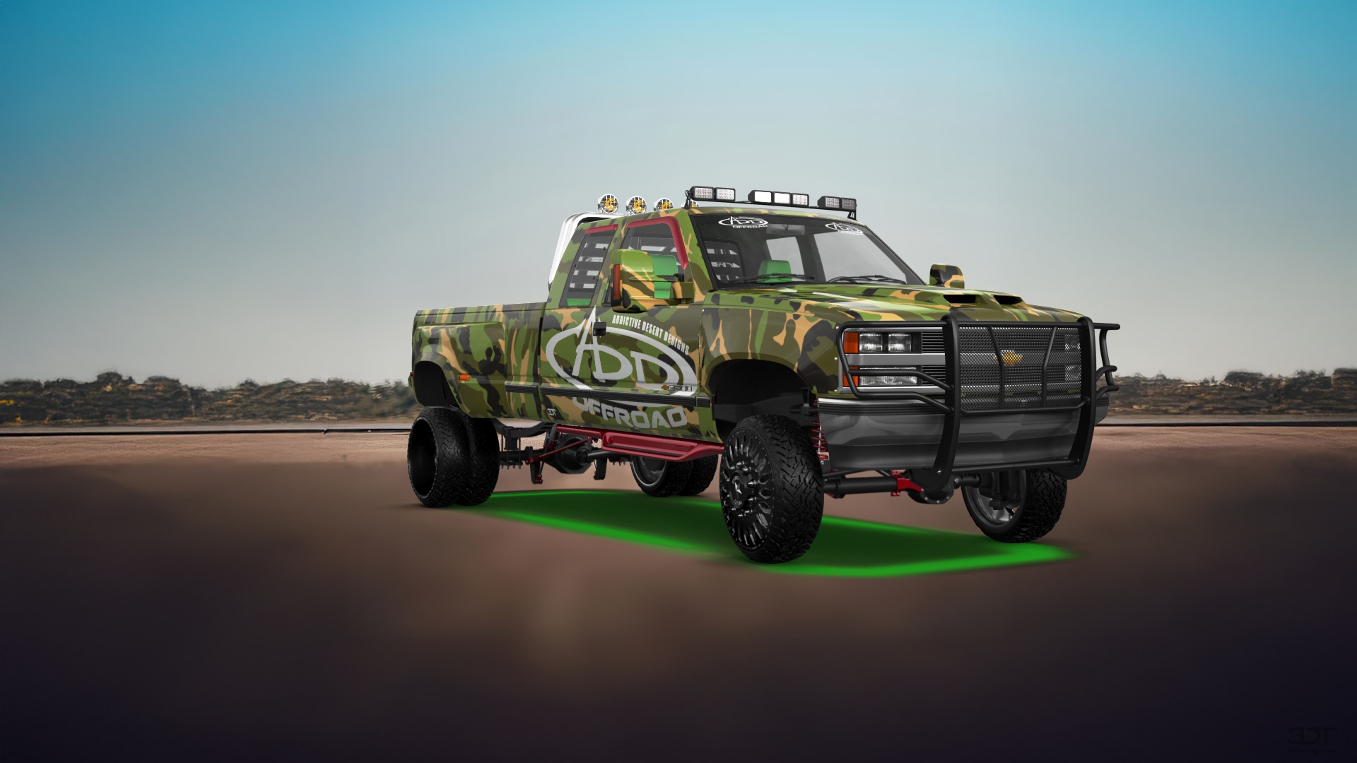 Chevrolet K3500 Extended Cab Pickup Truck 1988 tuning