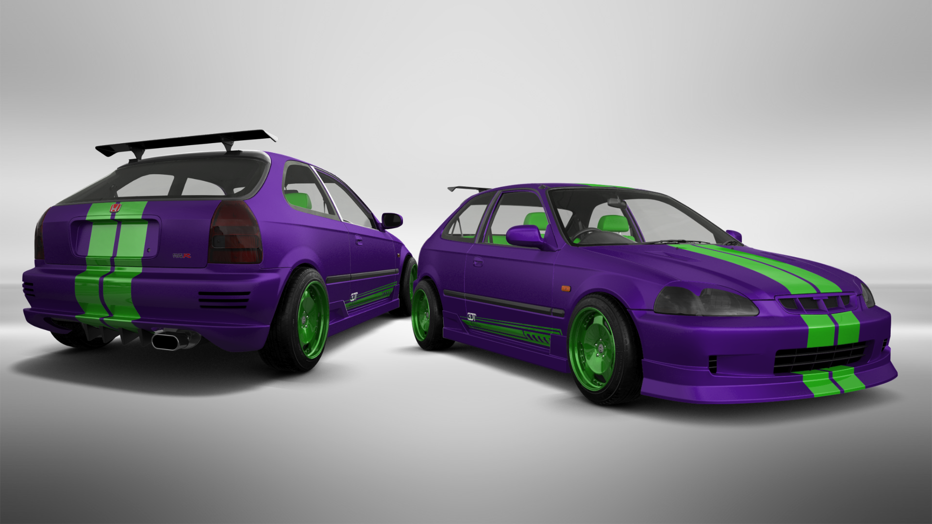Honda Civic 3 Door Hatchback 1997 tuning
