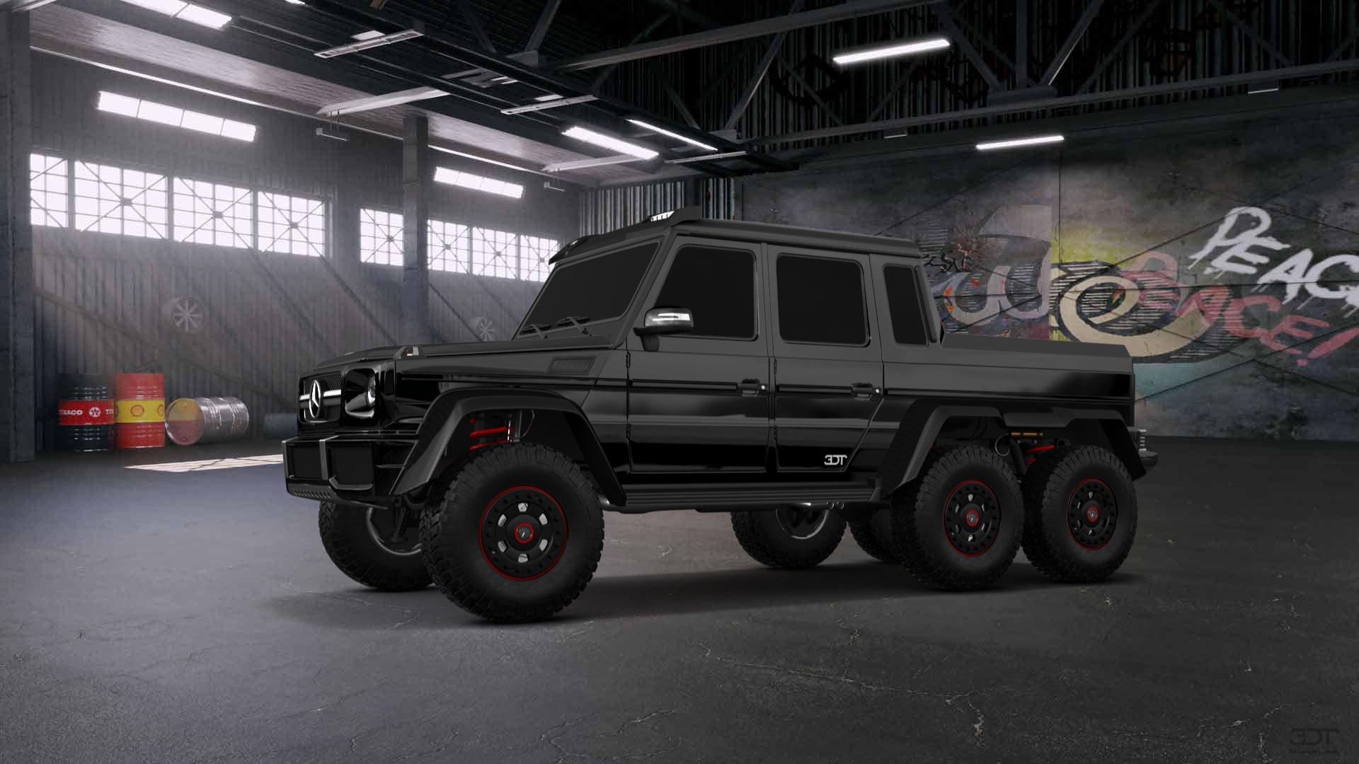 Mercedes G 63 AMG 6x6 4 Door pickup truck 2013