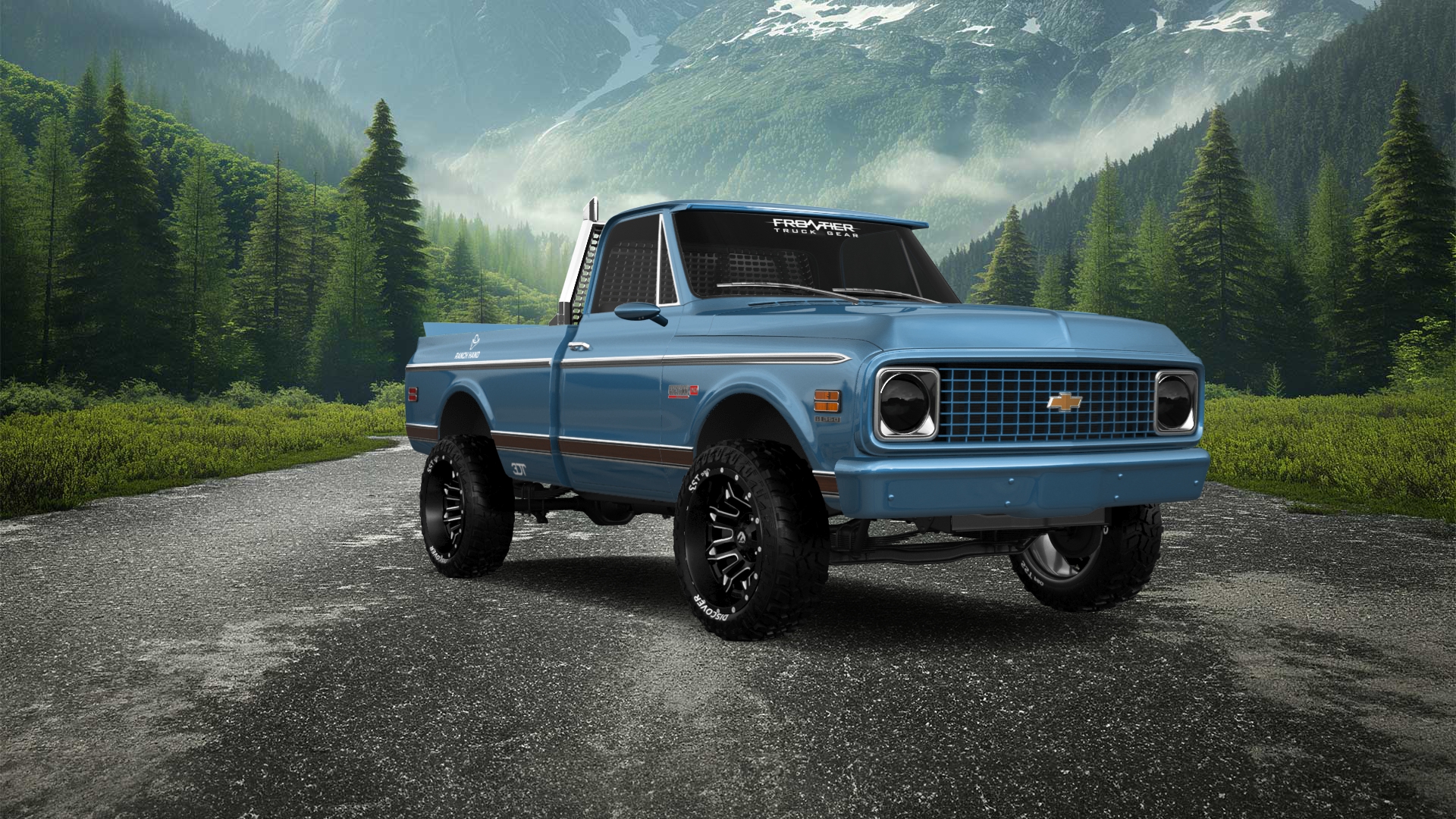 Chevrolet C-10 Cheyenne 2 Door pickup truck 1972