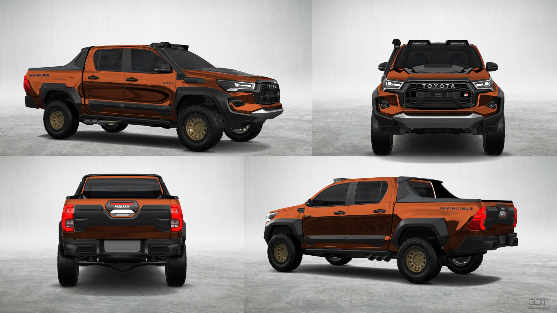 Toyota Hilux Double Cab 4 Door pickup truck 2015 tuning