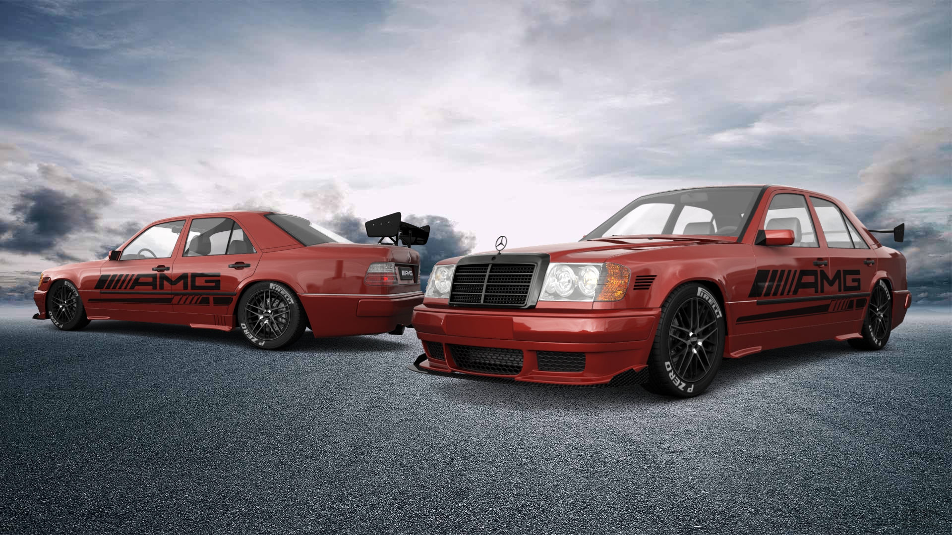 Custom Mercedes E-Class 1984 Sedan by DrawnInsect94 | 3DTuning