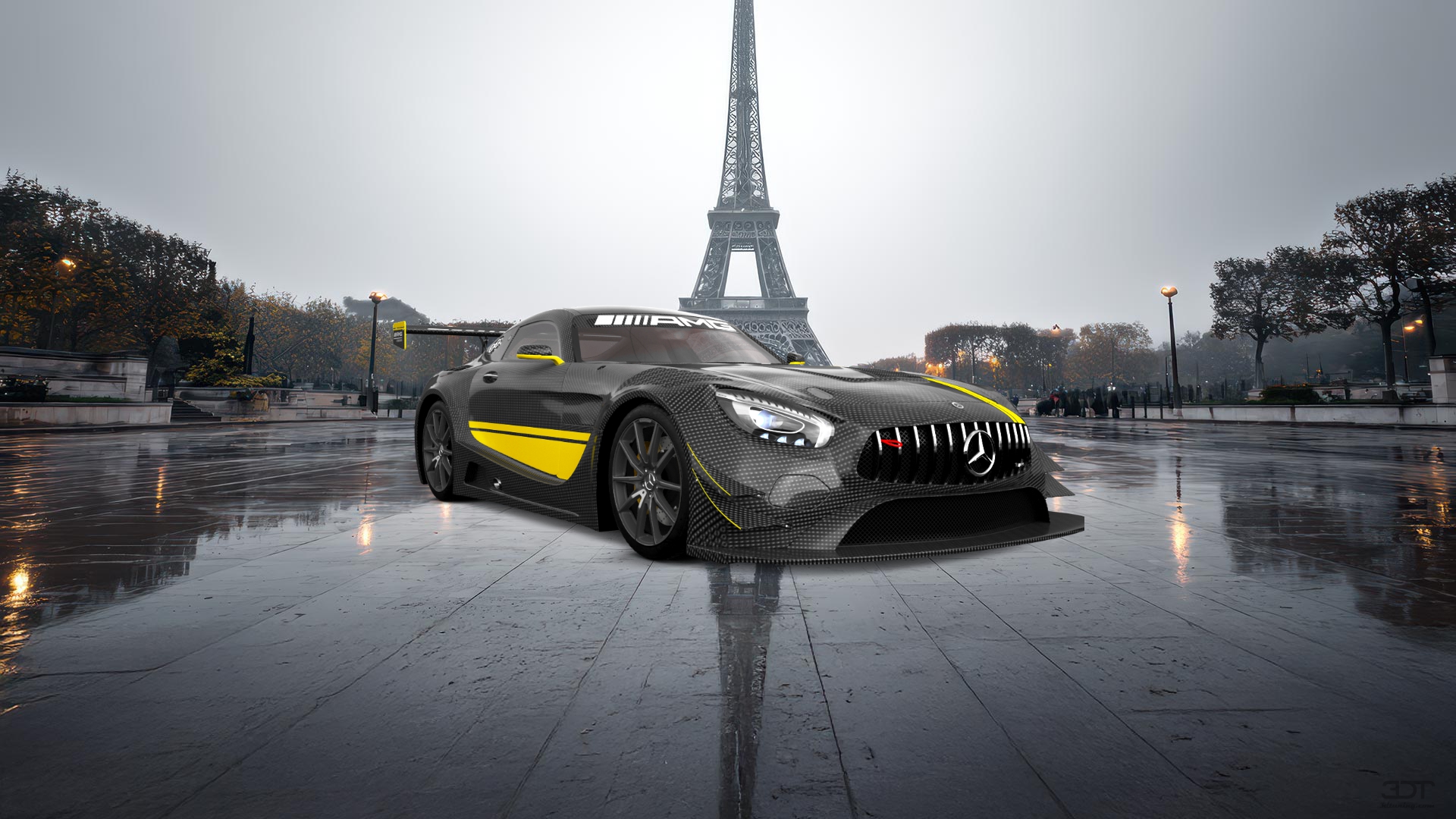Mercedes AMG GT 2 door fastback coupe 2015 tuning