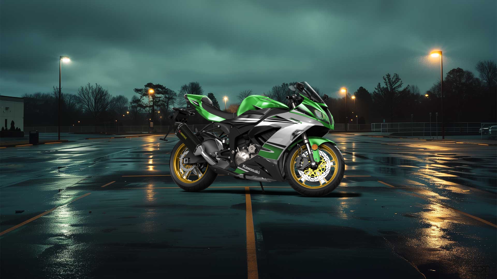 Kawasaki Ninja ZX 6R Sport Bike 2015