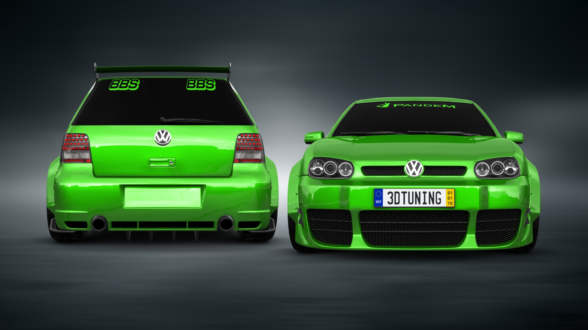 Volkswagen Golf 4 (mk4) 3 Door Hatchback 1997 tuning