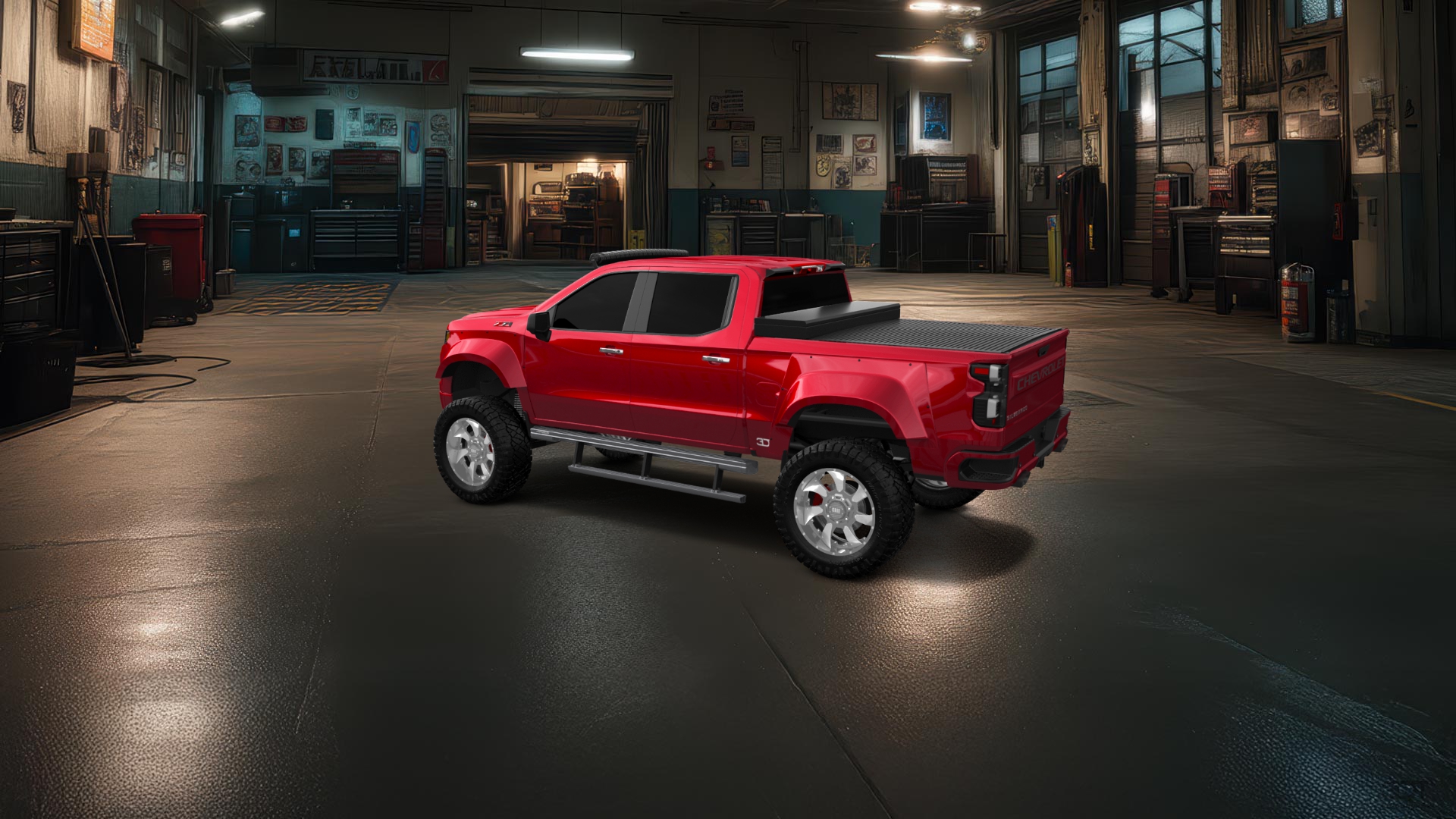 Chevrolet Silverado 1500 Crew Cab 5.8 ft box 4 Door pickup truck 2023 tuning