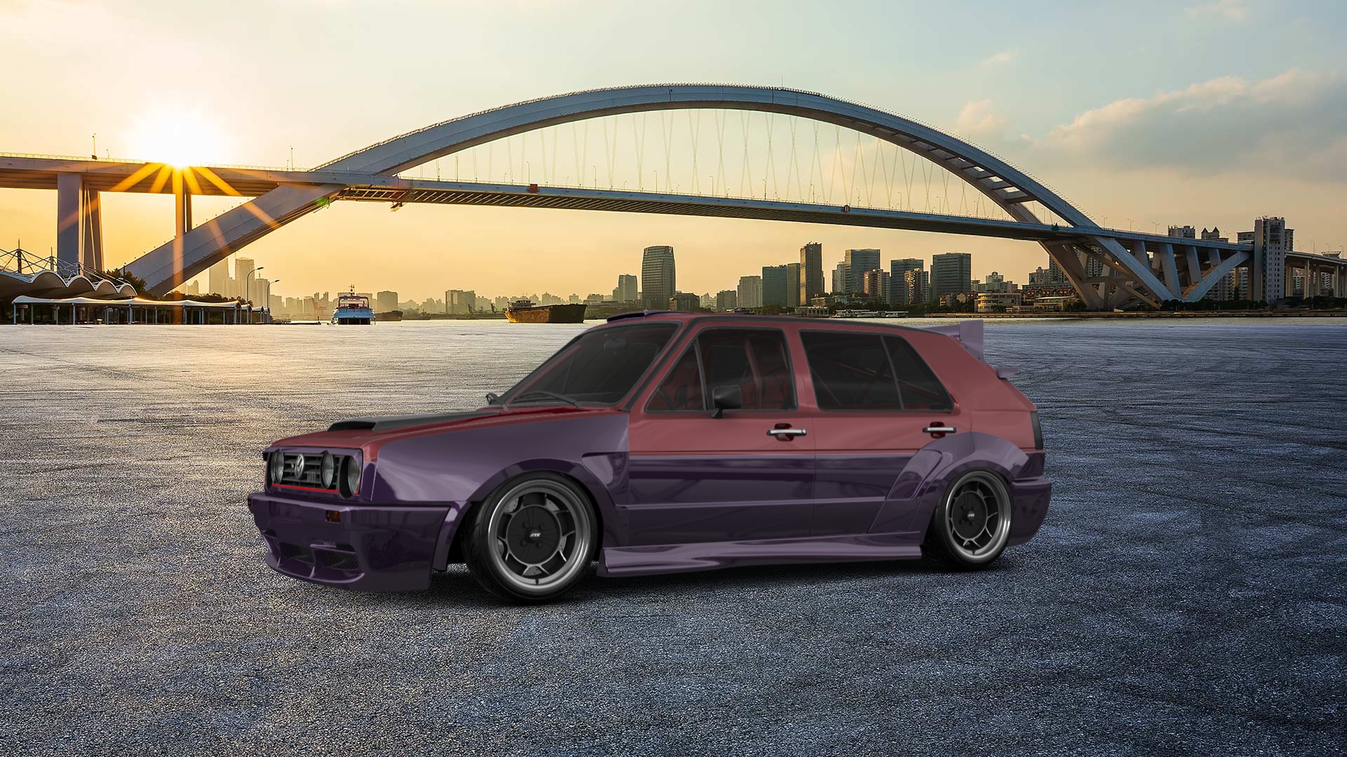 Volkswagen Golf Mk2 5 Door Hatchback 1983 tuning