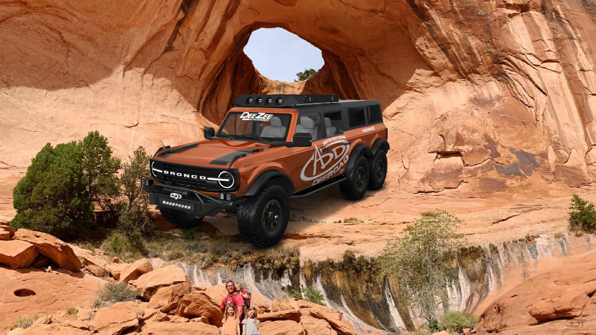 Ford Bronco 6X6 4 Door pickup truck 2021 Images