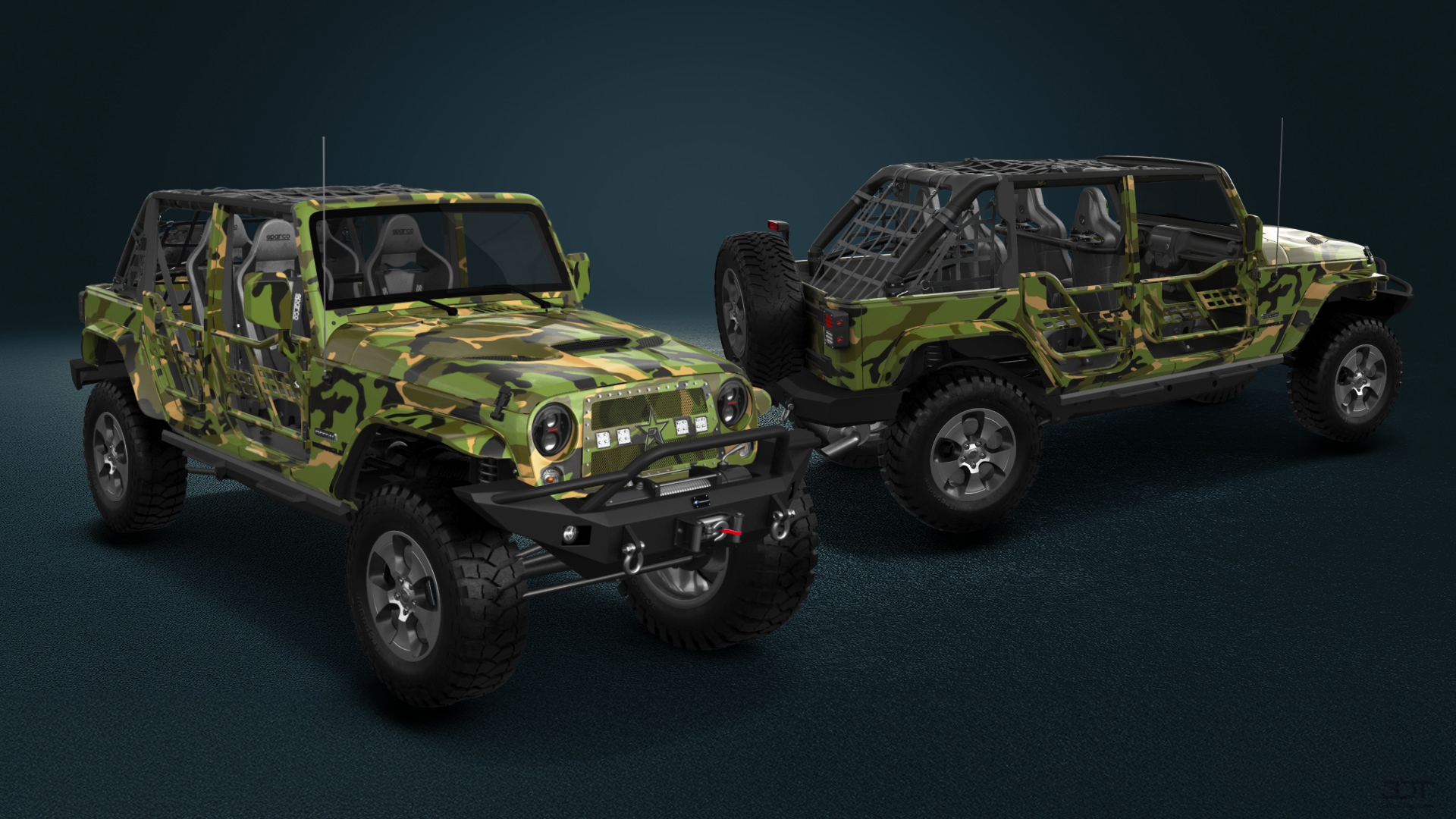 Jeep Wrangler Unlimited JK Rubicon Recon 4 Door SUV 2017