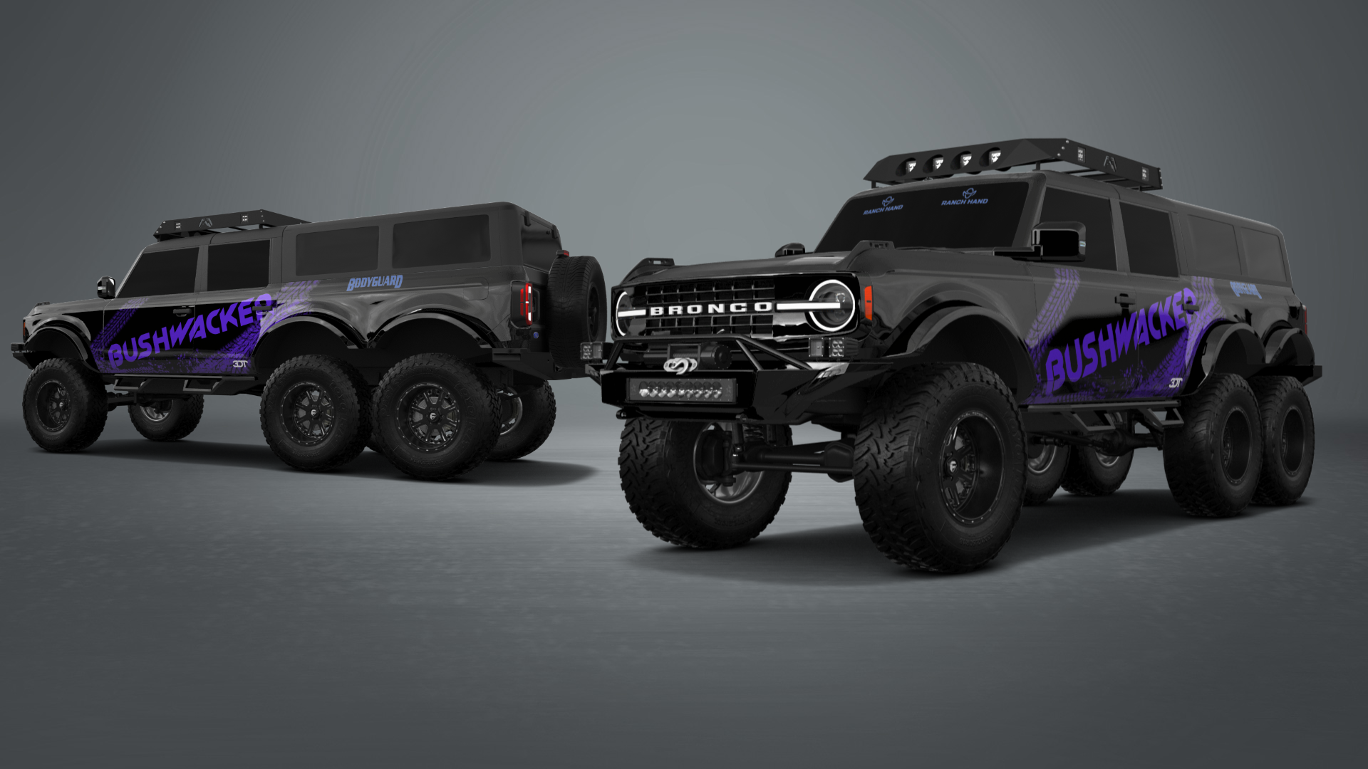 Ford Bronco 6X6 4 Door pickup truck 2021 Images