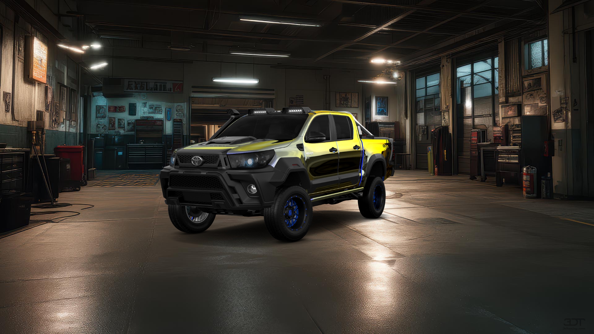 Toyota Hilux Double Cab 4 Door pickup truck 2015 tuning