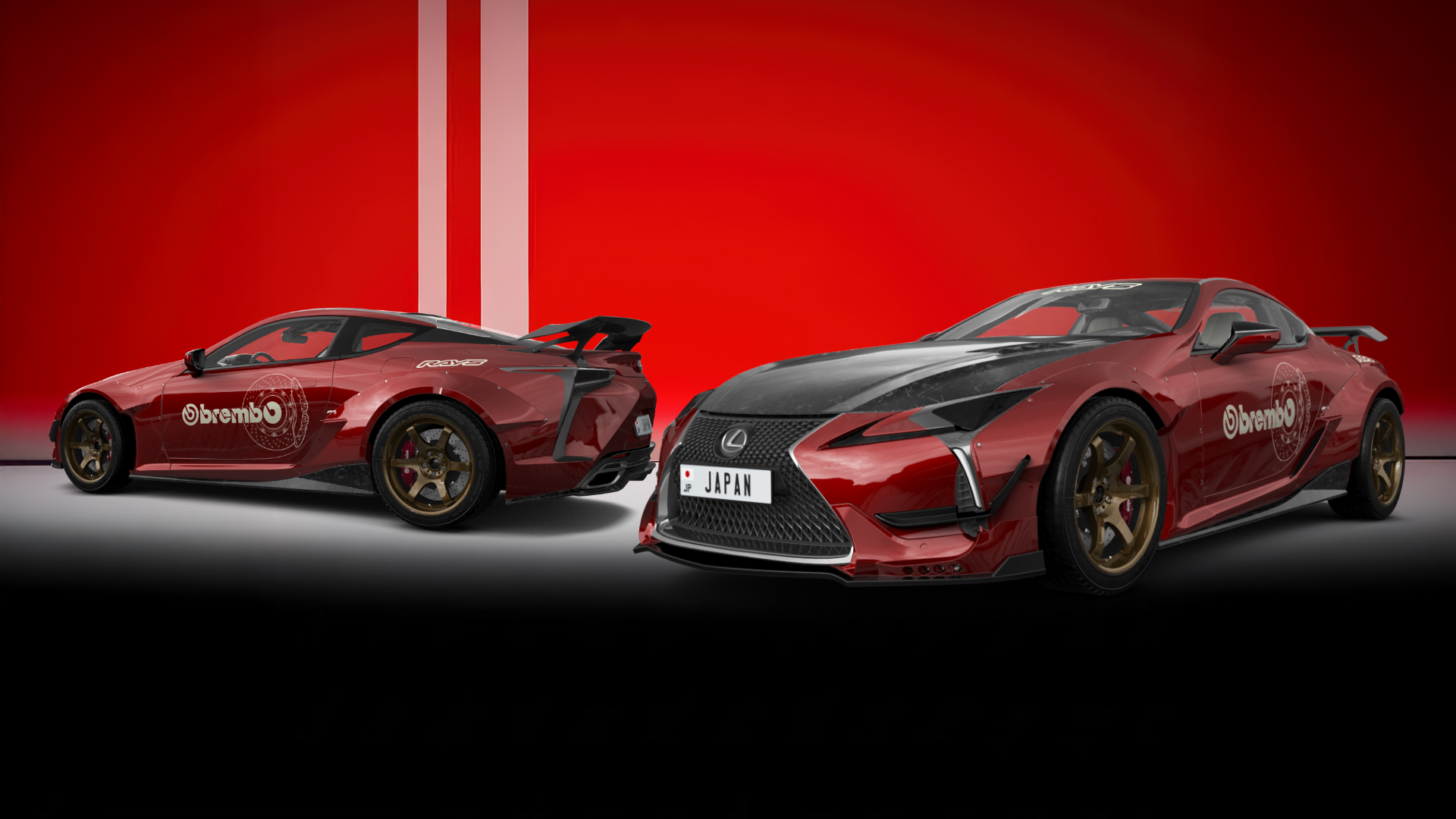 Lexus LC500 2 door fastback coupe 2017 tuning