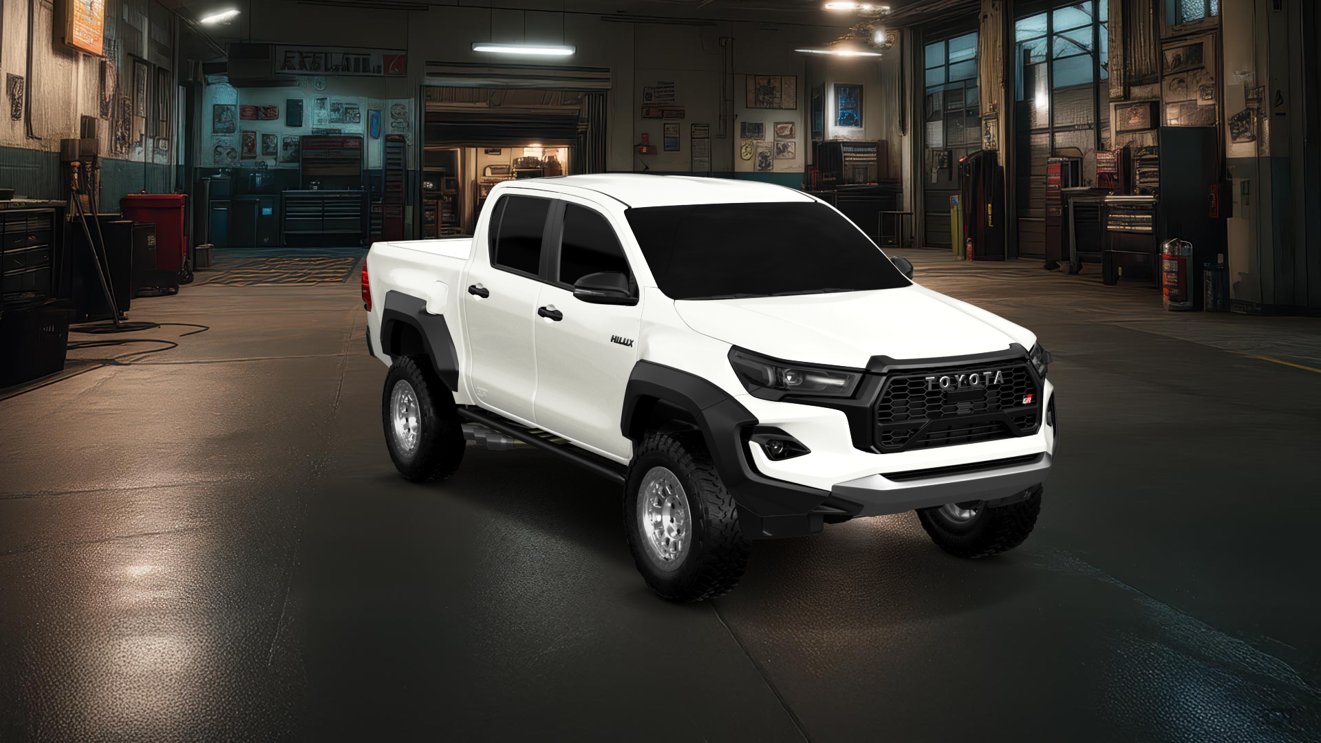 Toyota Hilux Double Cab 4 Door pickup truck 2015 tuning