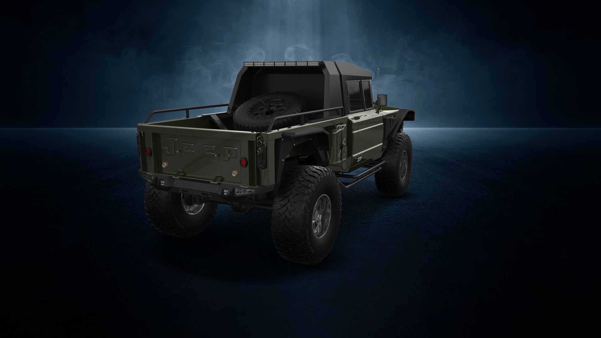 Jeep Kaiser M715 Challenge 2 Door pickup truck 3968 画像