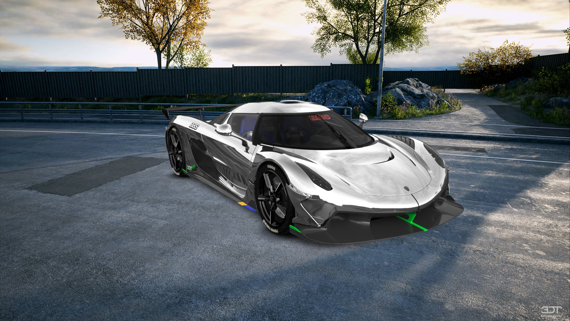 Koenigsegg Jesko 2 door targa top 2020