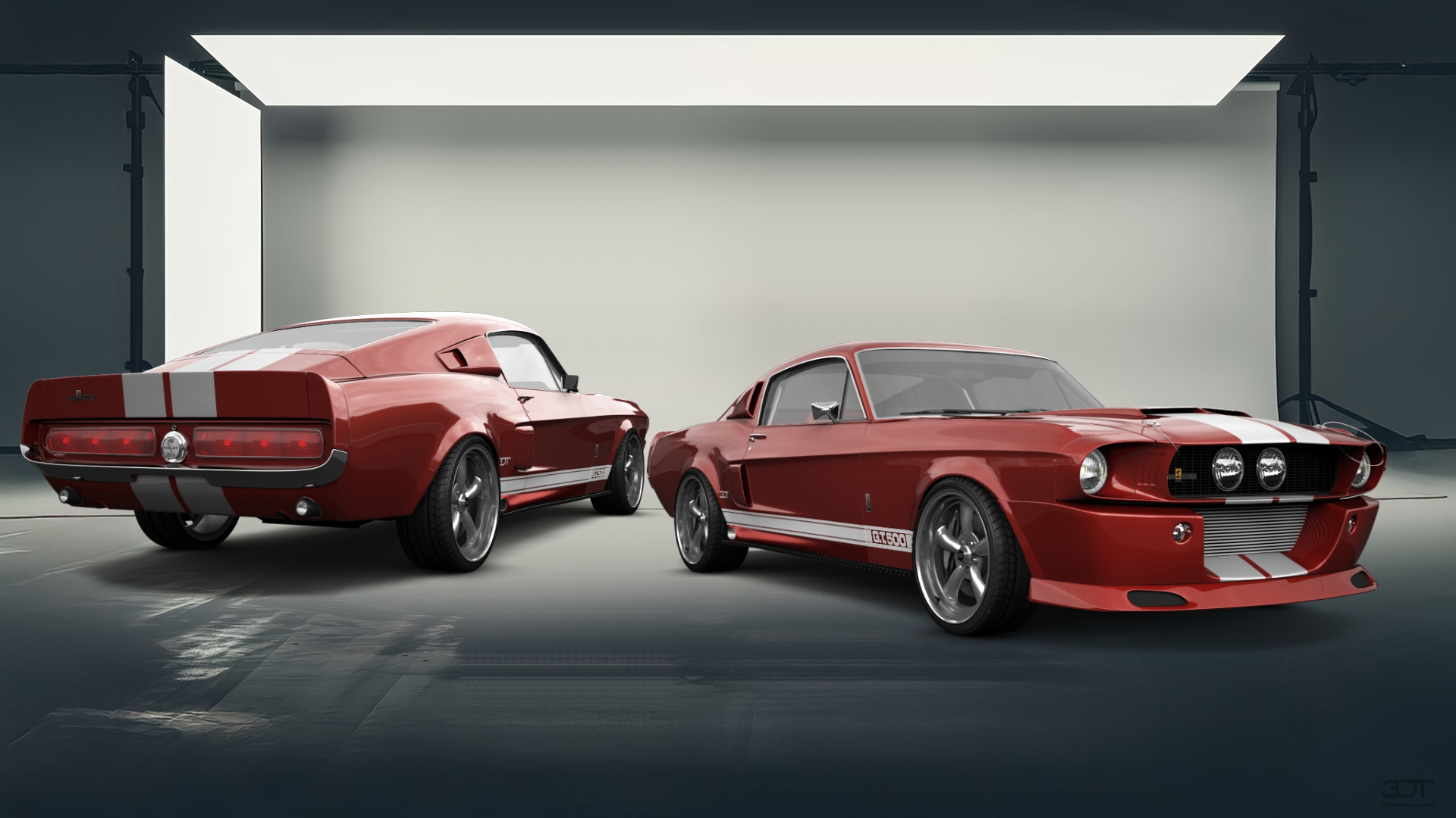 Mustang GT500 2 Door Coupe 1968 tuning