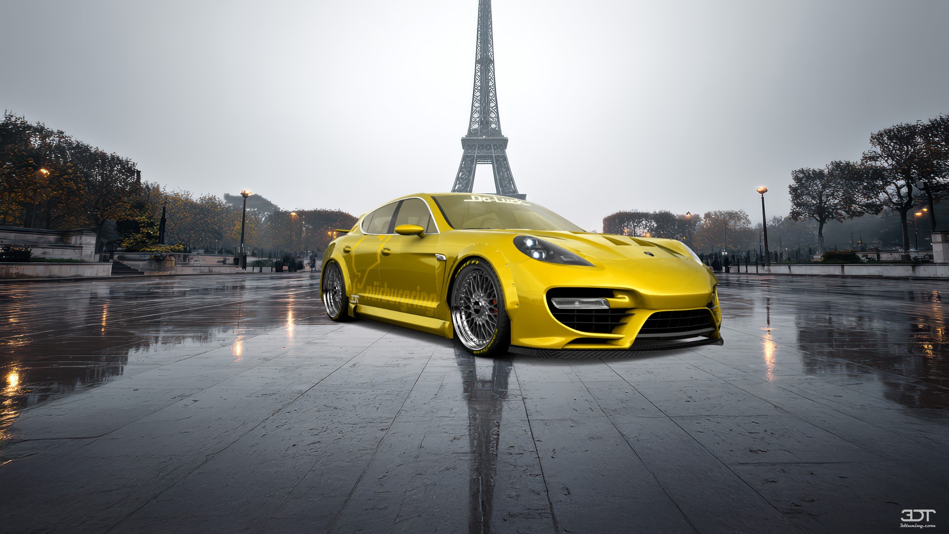 Porsche Panamera 4 door fastback saloon 2011 tuning