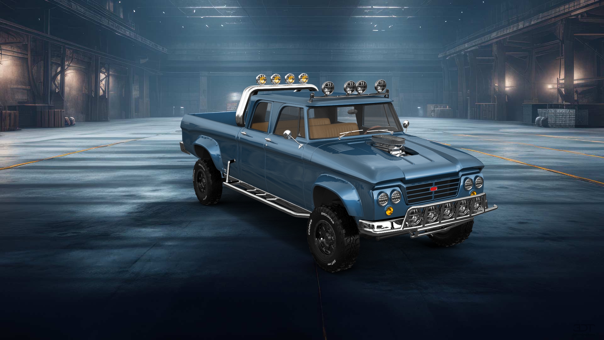 Dodge Power Wagon 4 Door pickup truck 1964 tuning