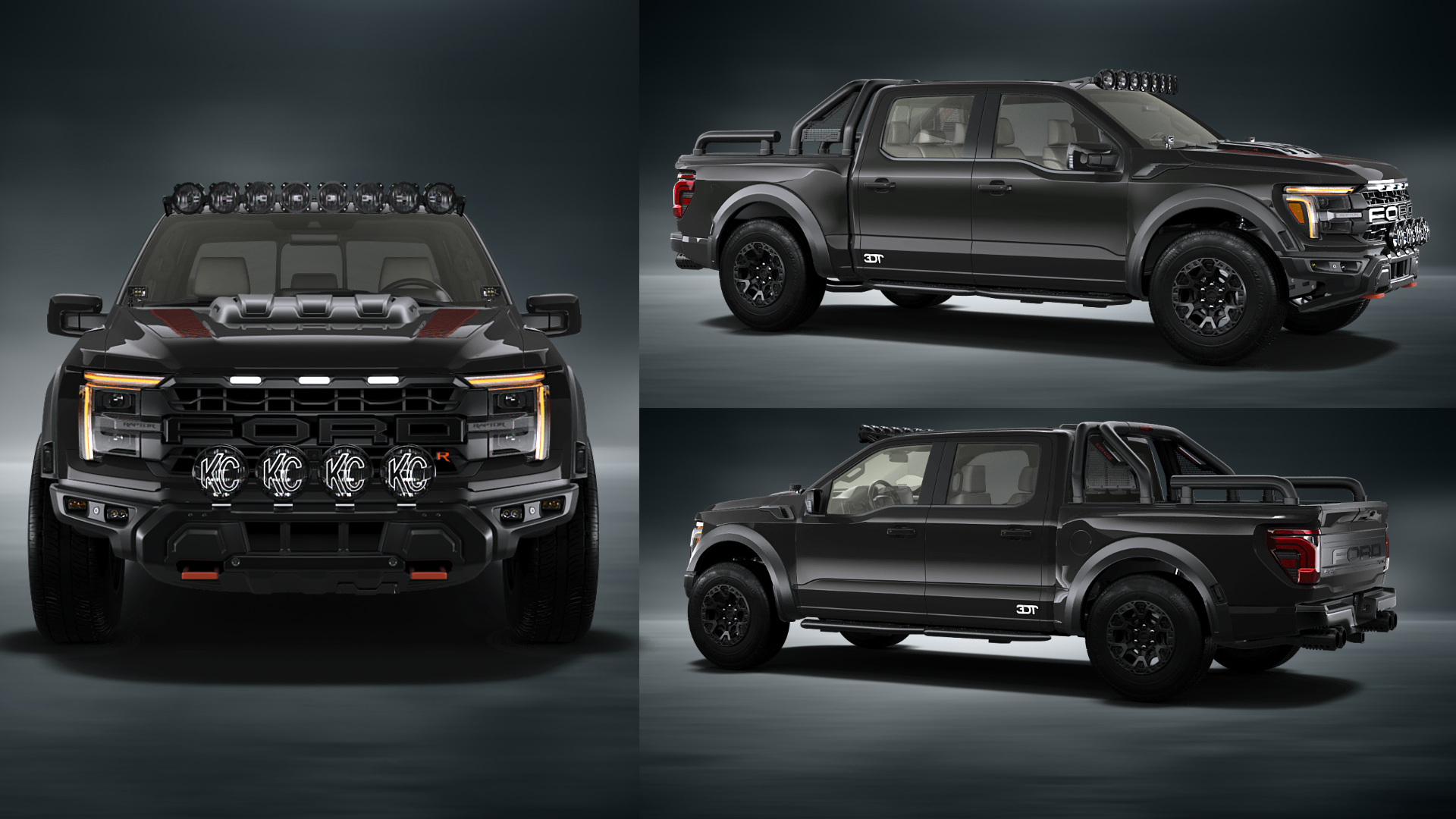 Ford F-150 Raptor 4 Door pickup truck 2024 Images