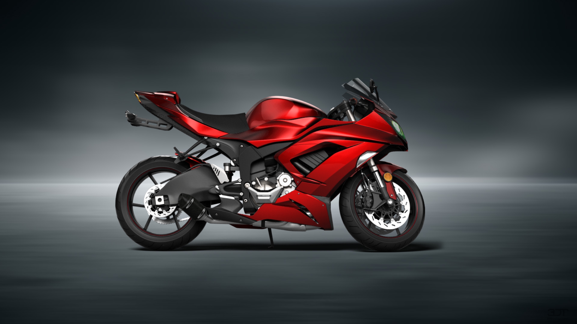 Kawasaki Ninja ZX 6R Sport Bike 2015 tuning