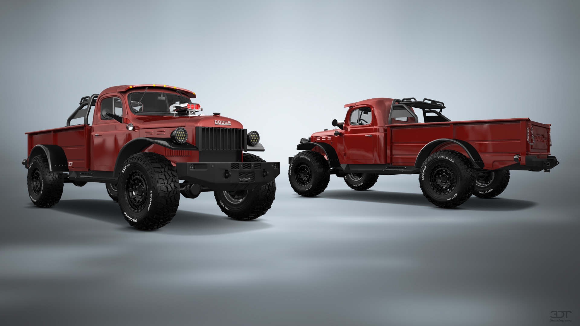 Dodge Power Wagon 2 Door pickup truck 1947 tuning