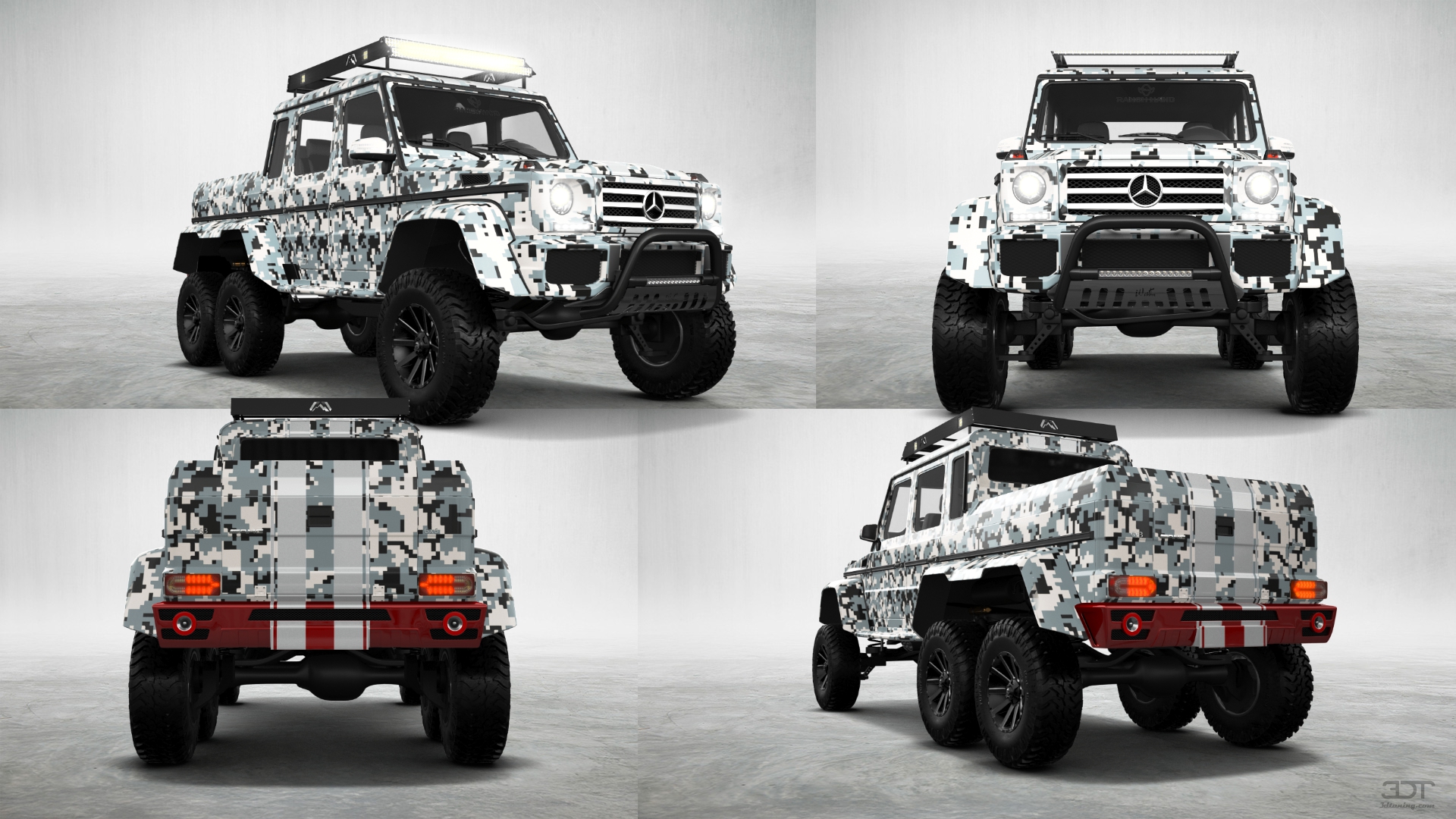 Mercedes G 63 AMG 6x6 4 Door pickup truck 2013