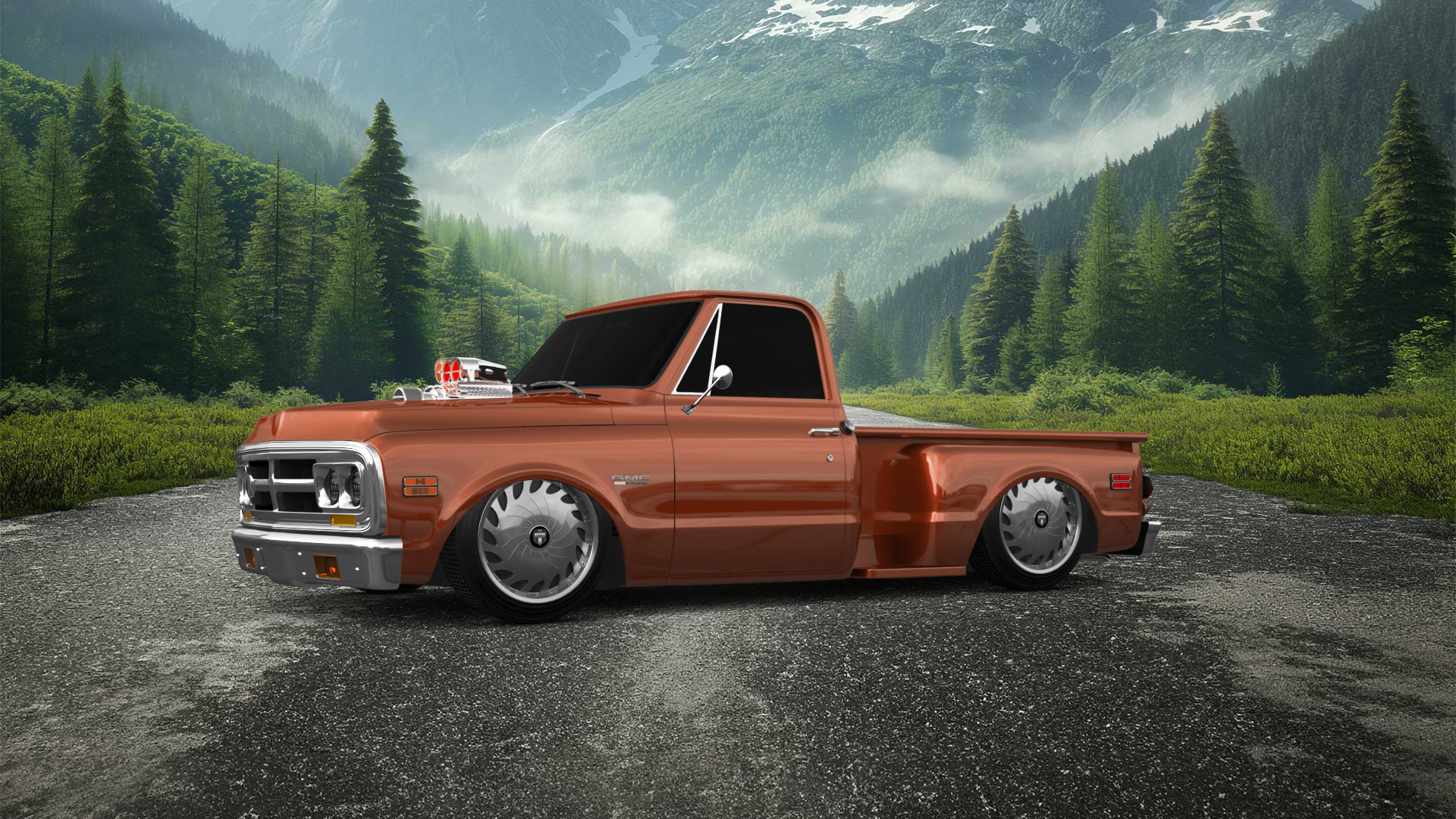 GMC K1500 2 Door pickup truck 1971