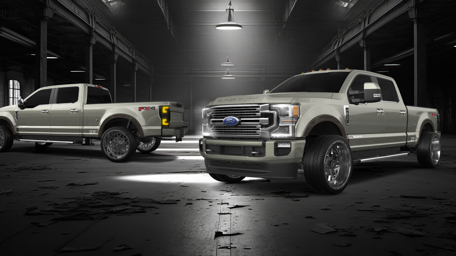 Ford F-250 4 Door pickup truck 2021 tuning