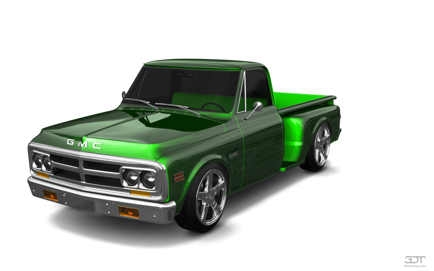 Tuning GMC K1500 2 Door pickup truck 1971
