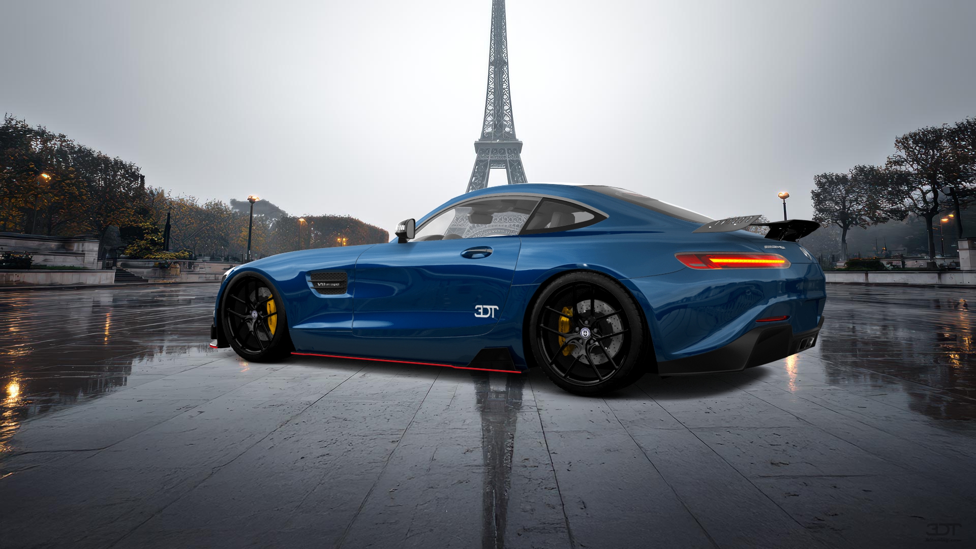 Mercedes AMG GT 2 door fastback coupe 2015 tuning