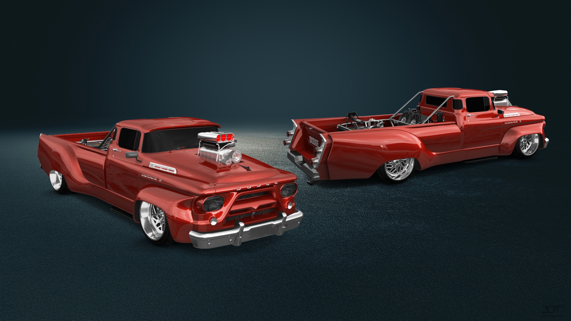 Dodge C series 2 Door pickup truck 1958 tuning