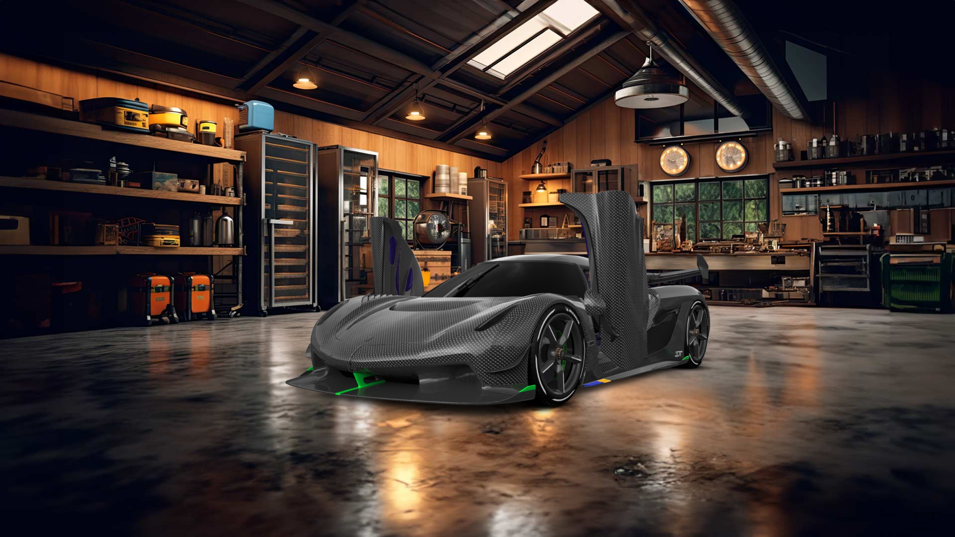 Koenigsegg Jesko 2 door targa top 2020