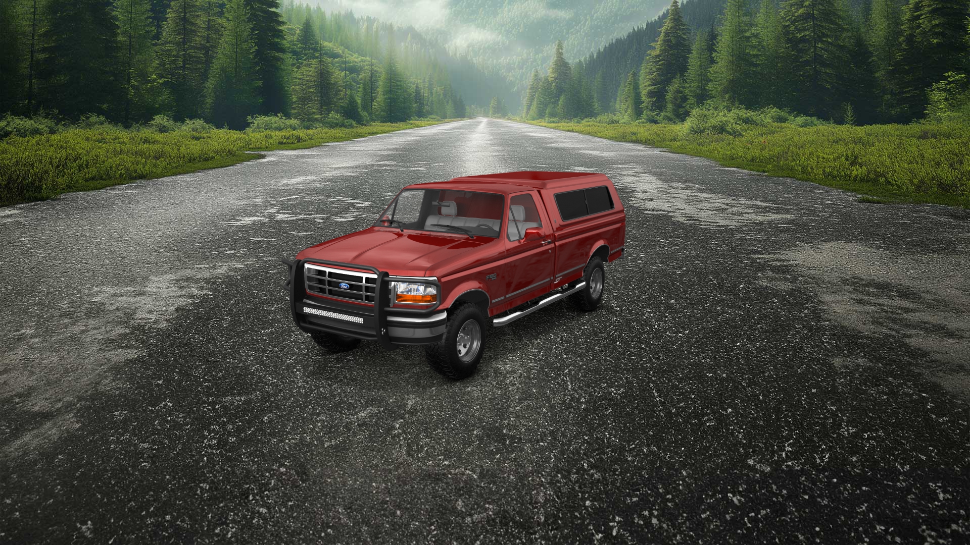 Ford F-150 Regular Cab 2 Door pickup truck 1992