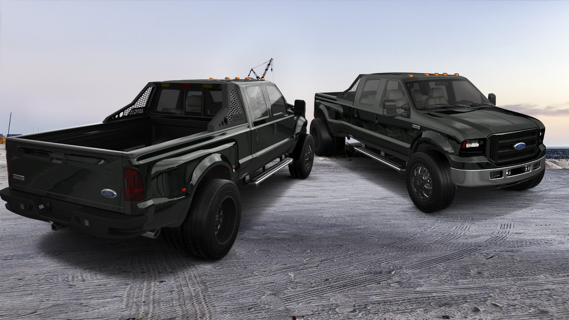 Ford F-350 DRW 4 Door pickup truck 1999 tuning