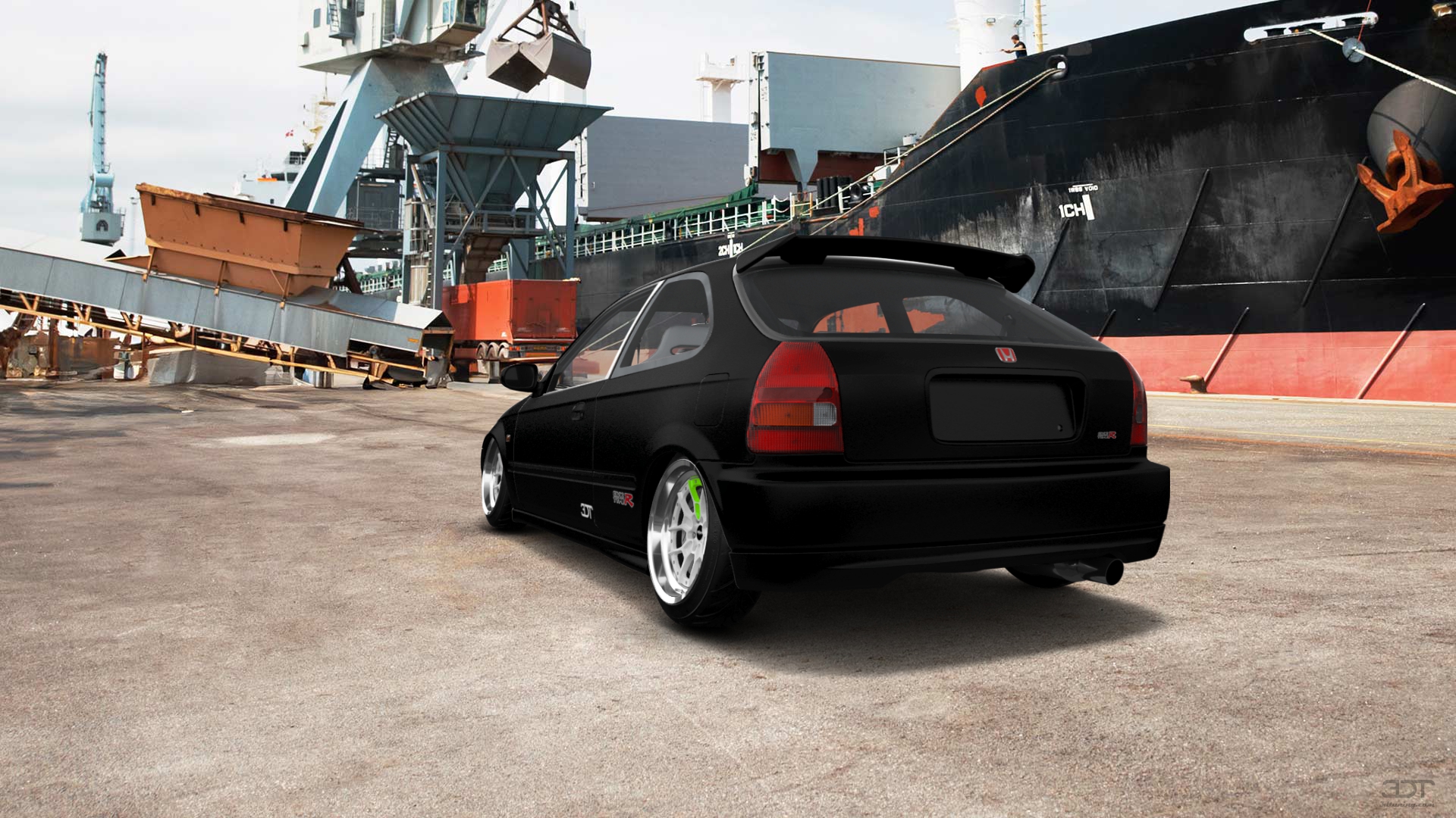 Honda Civic 3 Door Hatchback 1997 Images