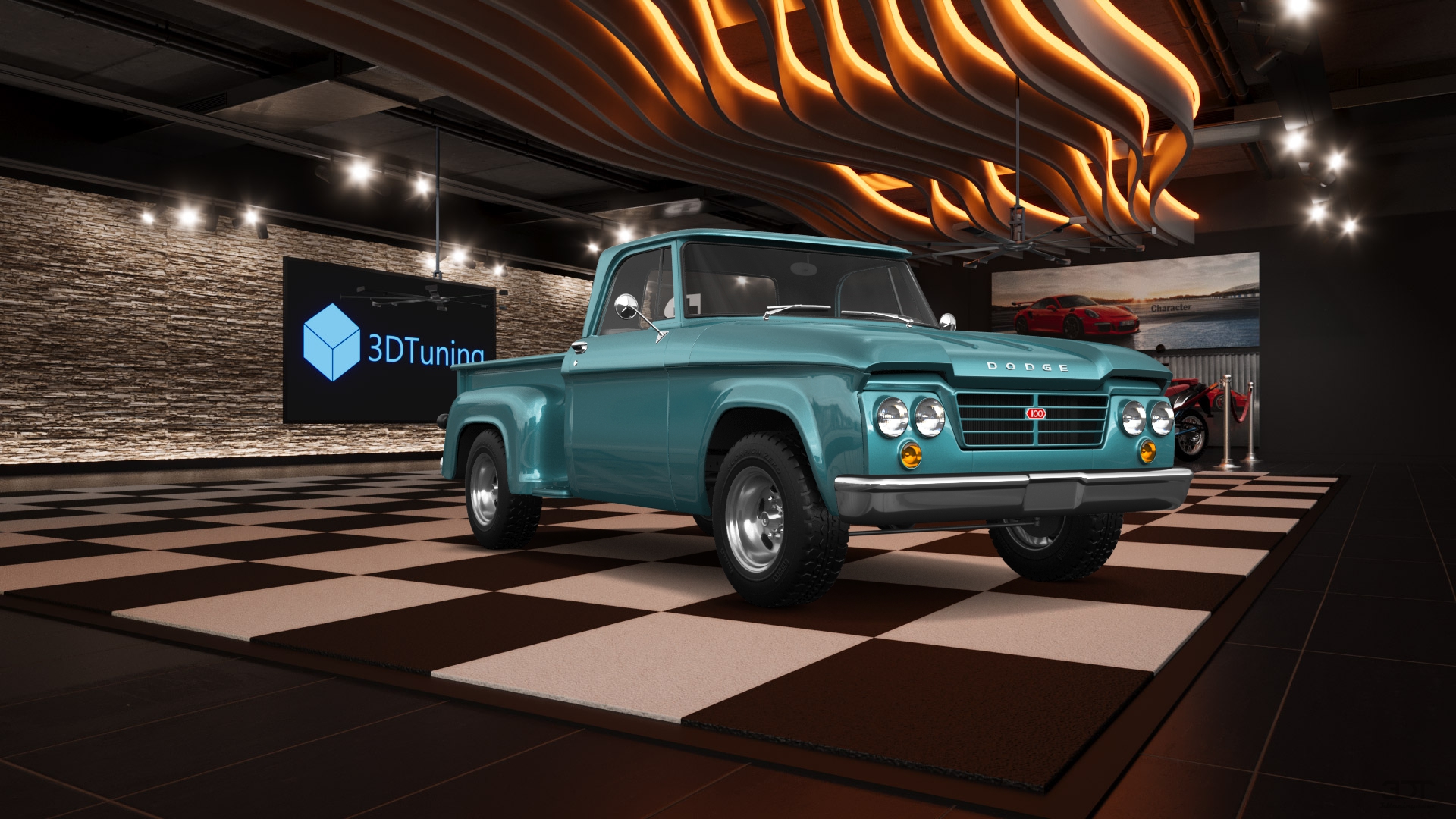 Dodge D-100 Stepside 2 Door pickup truck 1961 Images