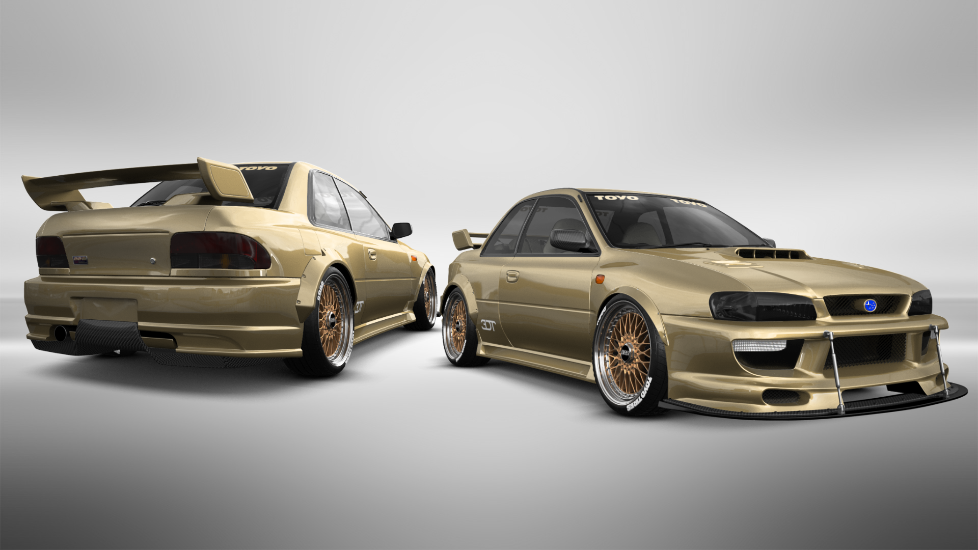 Subaru Impreza WRX STI 22B 2 Door Coupe 2000 tuning