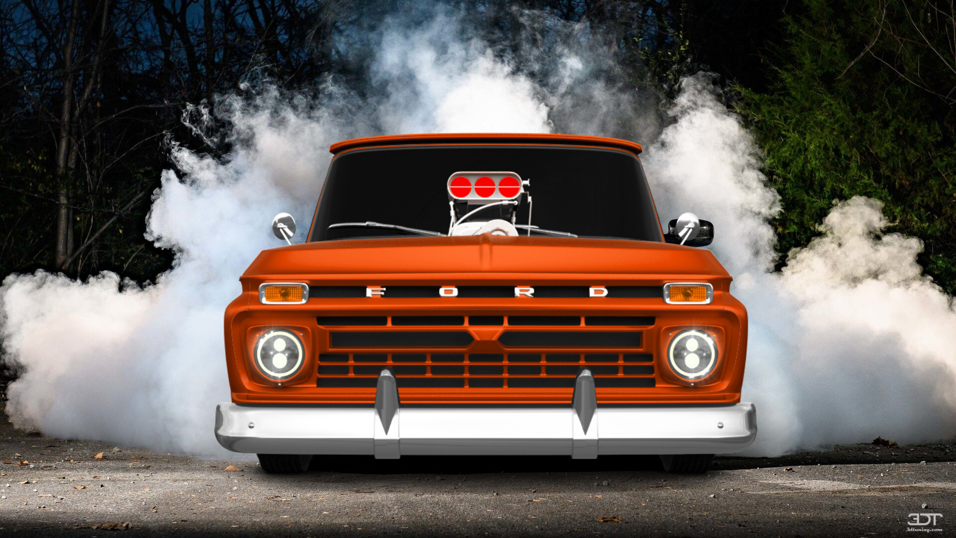 Ford F-100 Custom Cab 2 Door pickup truck 1966