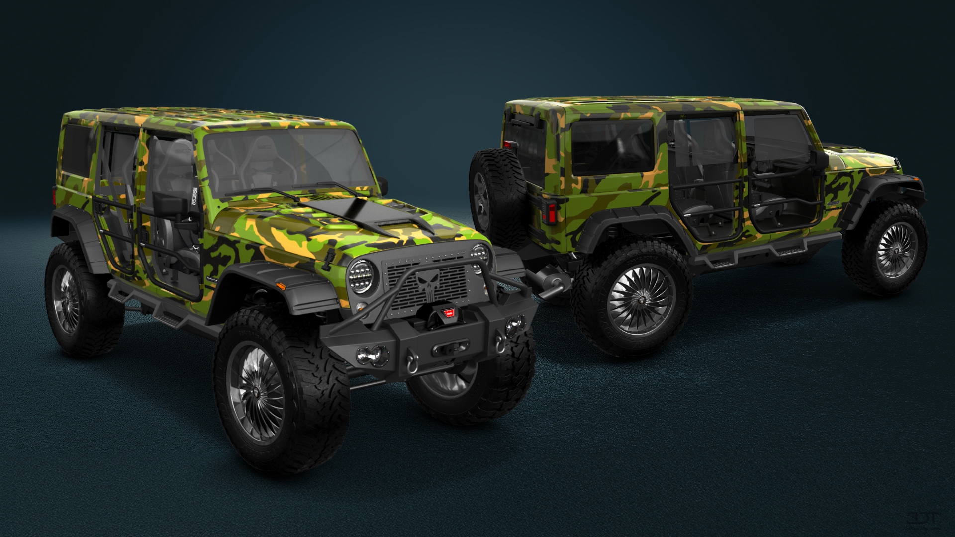 Jeep Wrangler Unlimited JK Rubicon Recon 4 Door SUV 2017 이미지