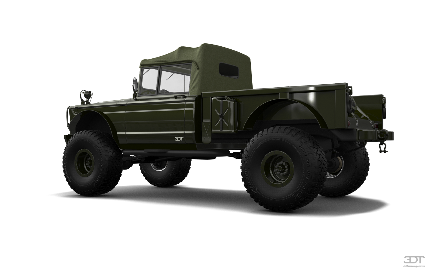 Tuning Jeep Kaiser M715 2 Door pickup truck 1968