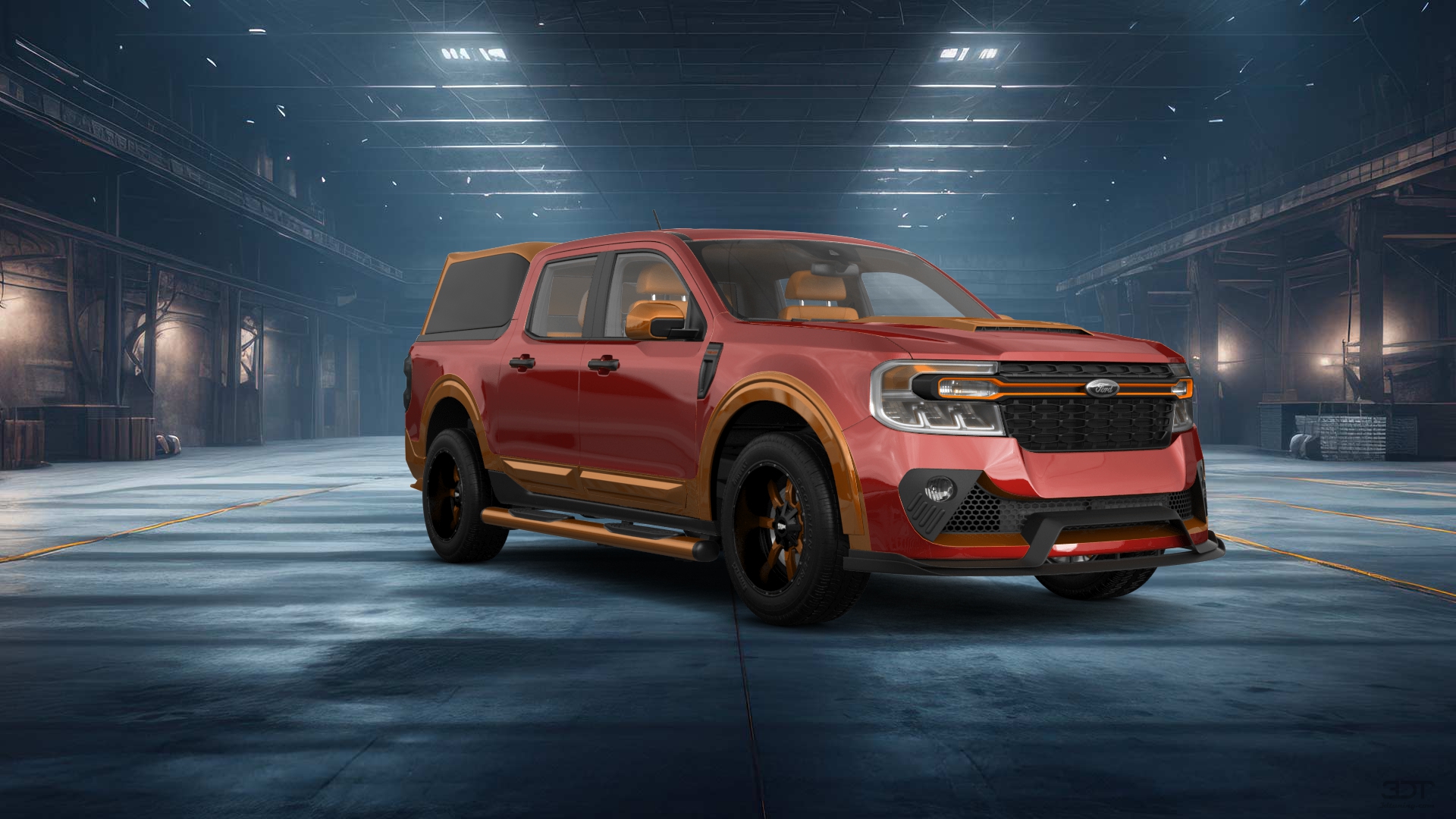 Ford Maverick 4 Door pickup truck 2022 tuning