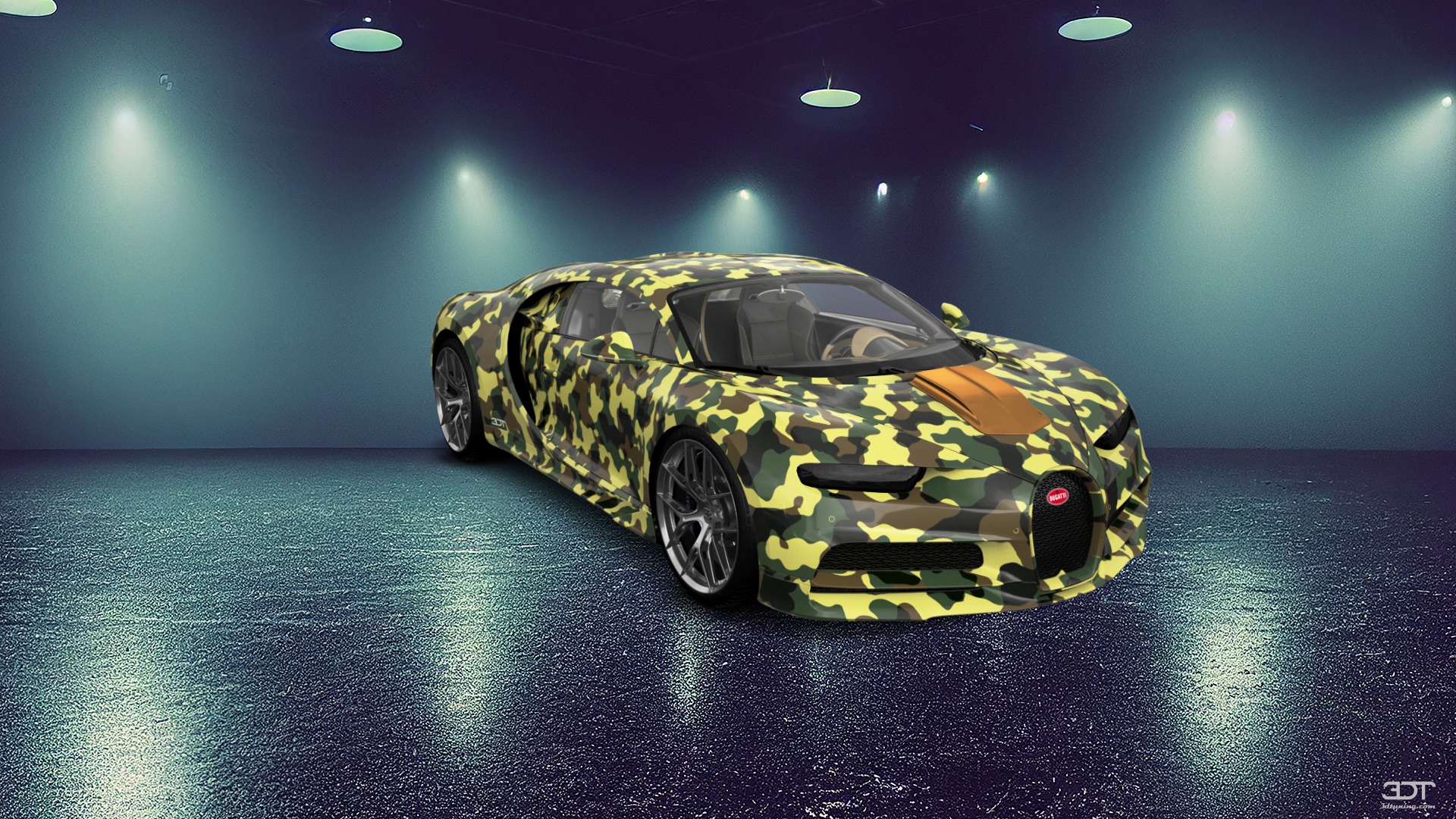 Bugatti Chiron 2 Door Coupe 2016 tuning